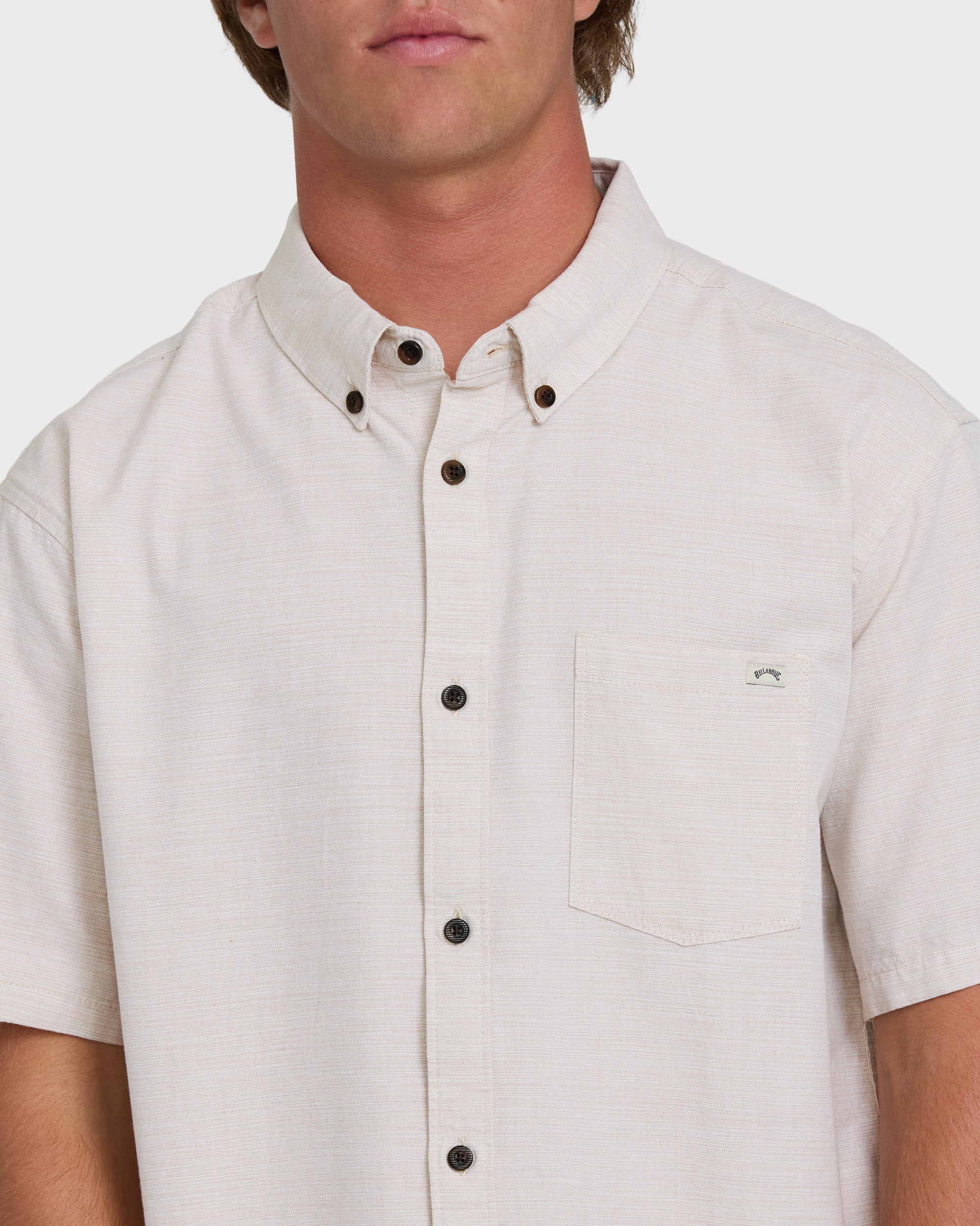 Billabong All Day Short Sleeve Woven Shirt - Khaki