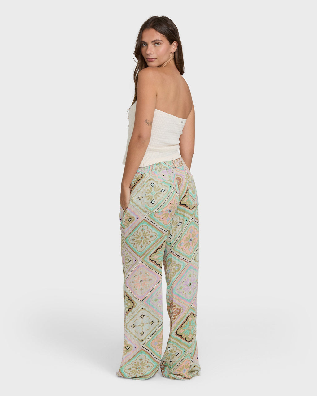 Billabong New Waves 2 Printed Pants - Cactus