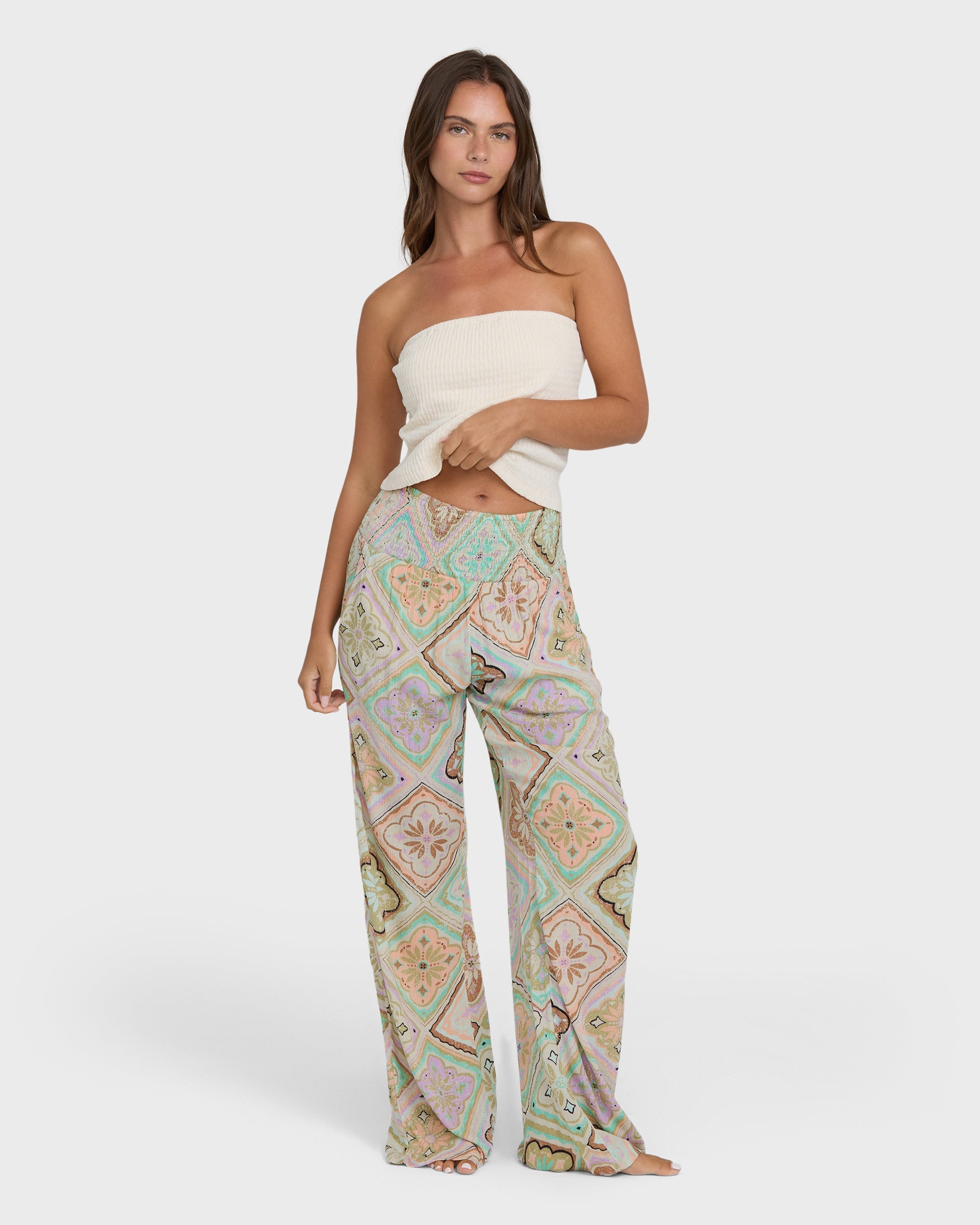 Billabong New Waves 2 Printed Pants - Cactus
