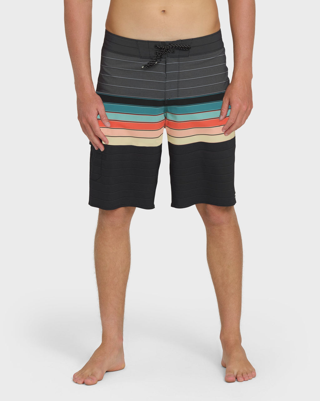Billabong All Day Stripe Pro Performance 20 Boardshorts - Black