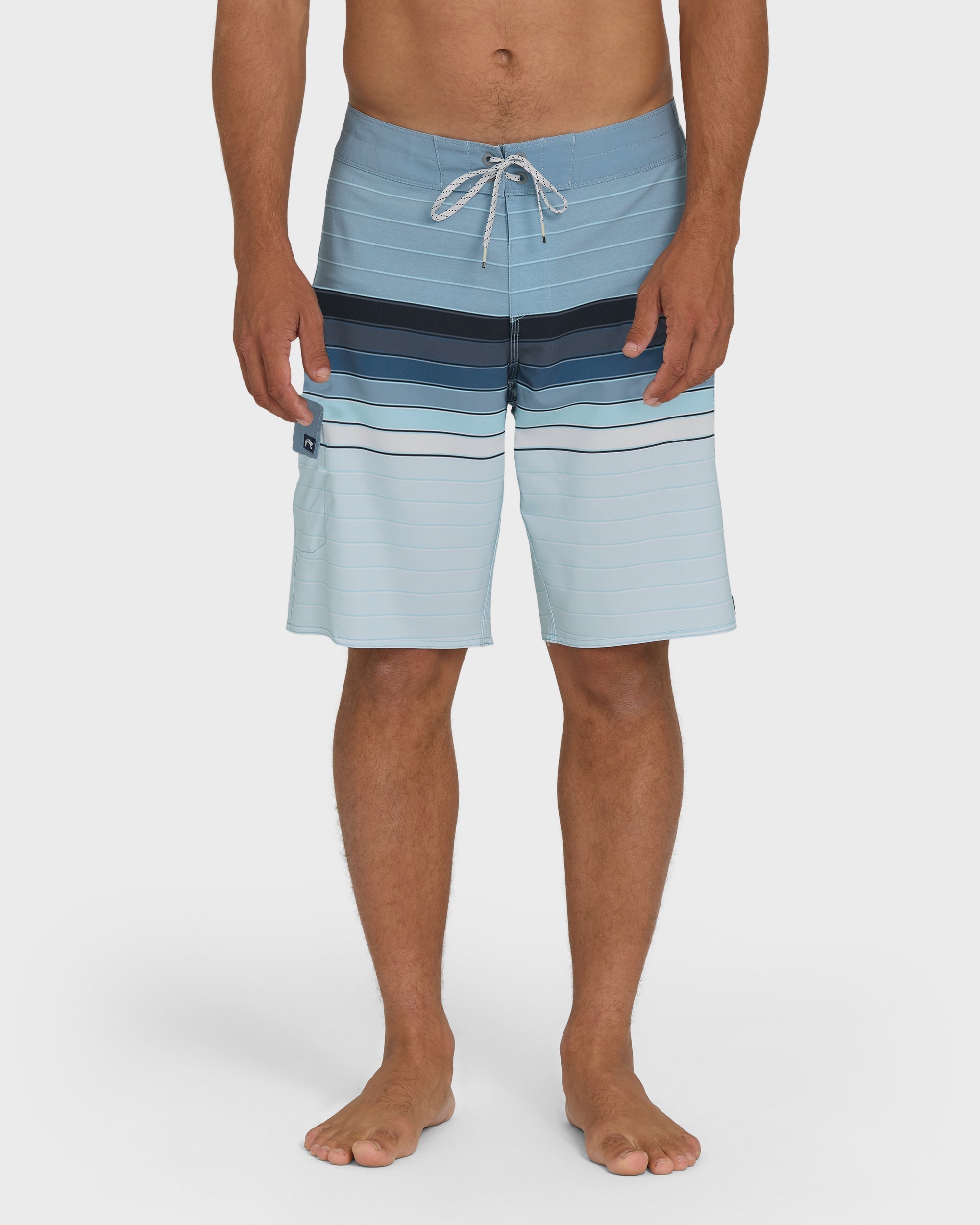 Billabong All Day Stripe Pro Performance 20 Boardshorts - Blue Fog