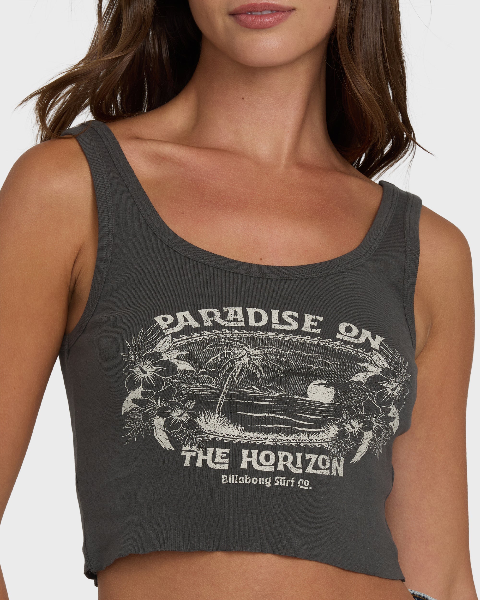 Billabong All Day Paradise Tank Top - Off Black