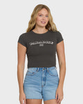 Billabong Off We Go Short Sleeve Knit T-Shirt - Off Black