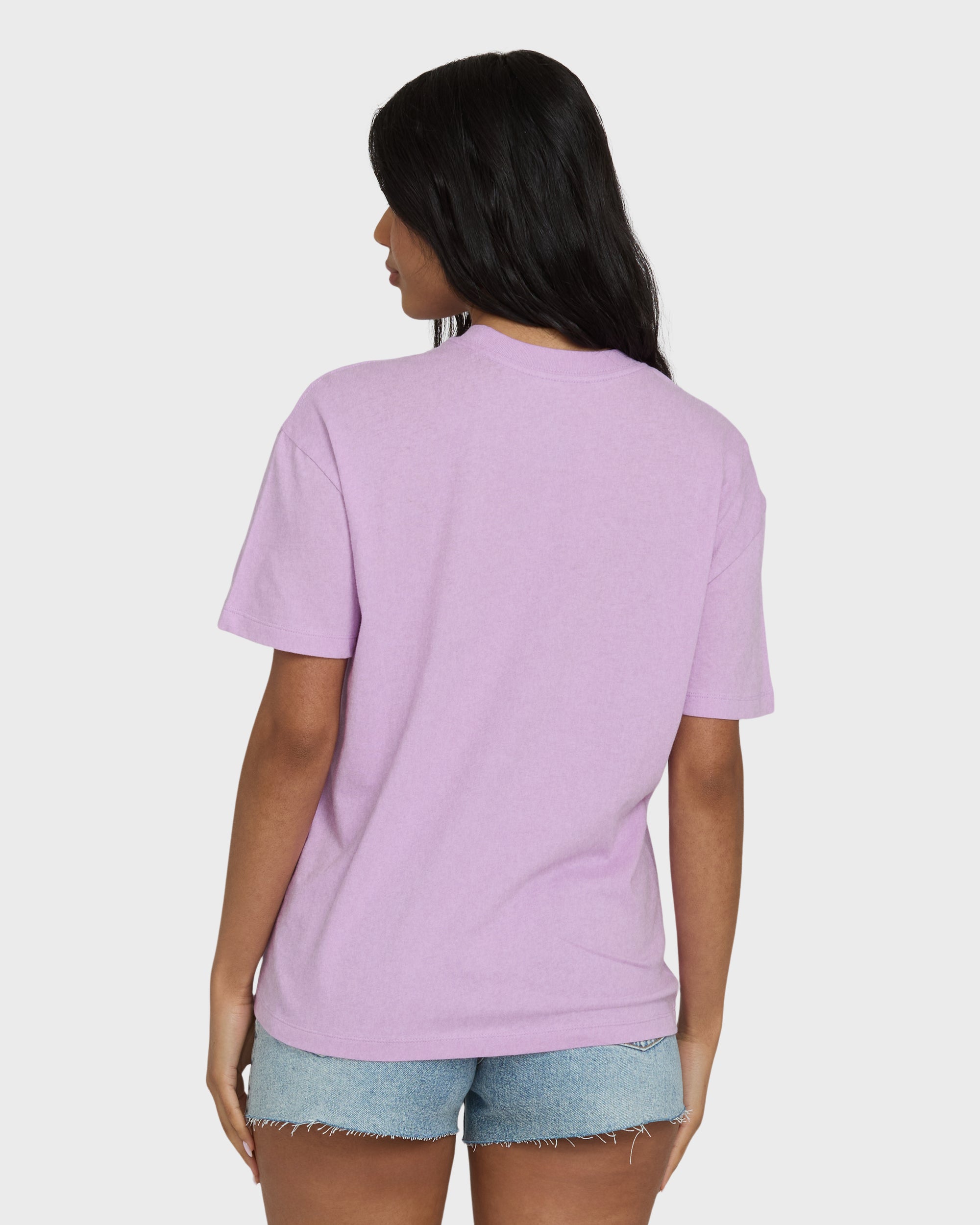 Billabong Reach High Short Sleeve Knit Graphic T-Shirt - Vintage Violet