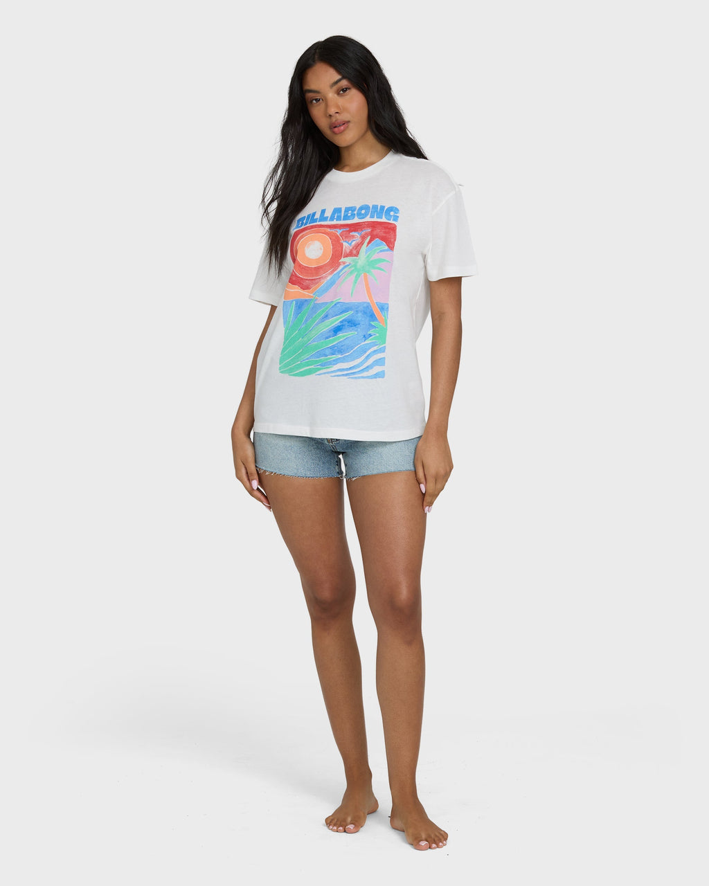 Billabong Highs And Lows Short Sleeve Knit T-Shirt - Salt Crystal