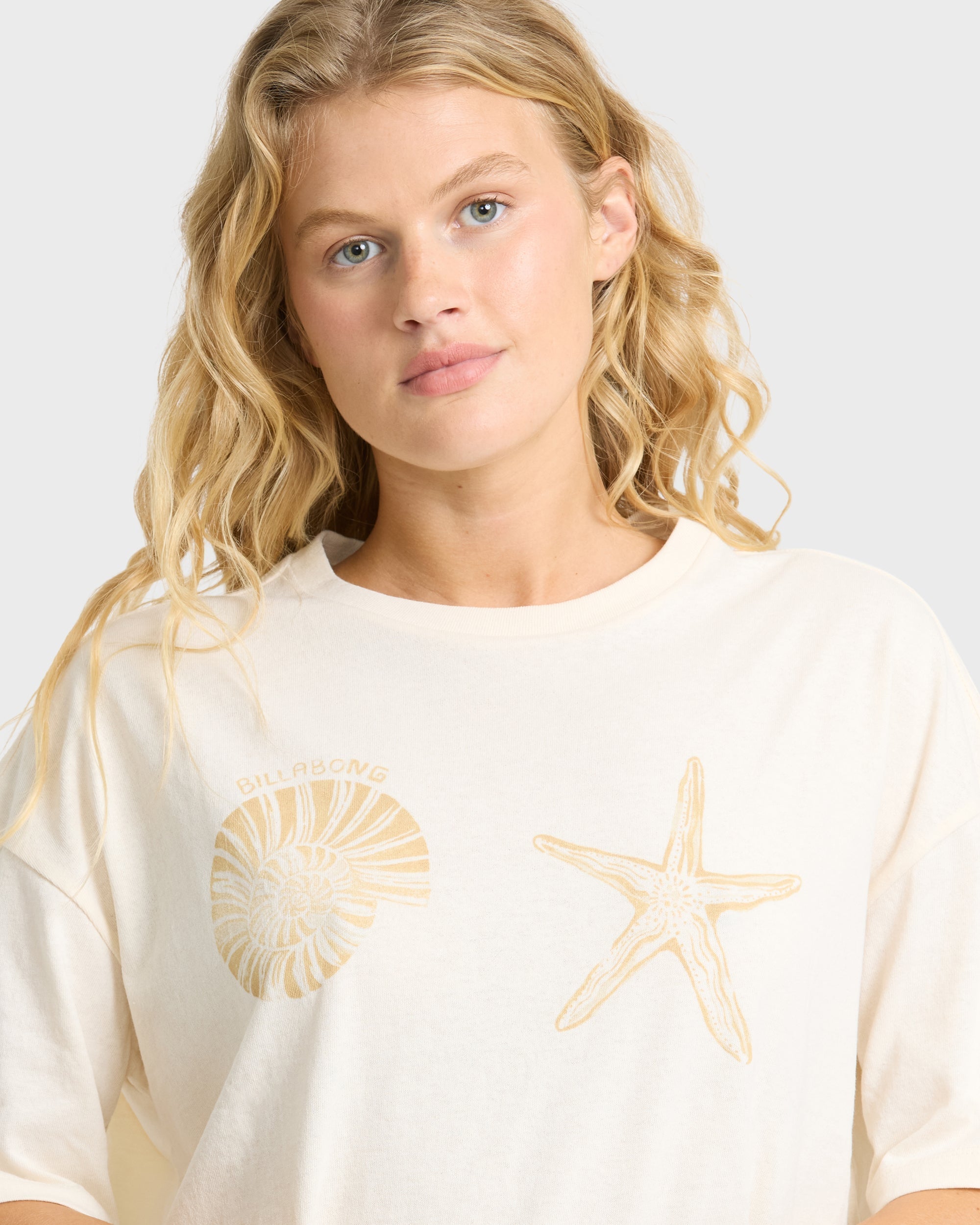 Billabong In Front Of Me Short Sleeve Knit T-Shirt - White Cap