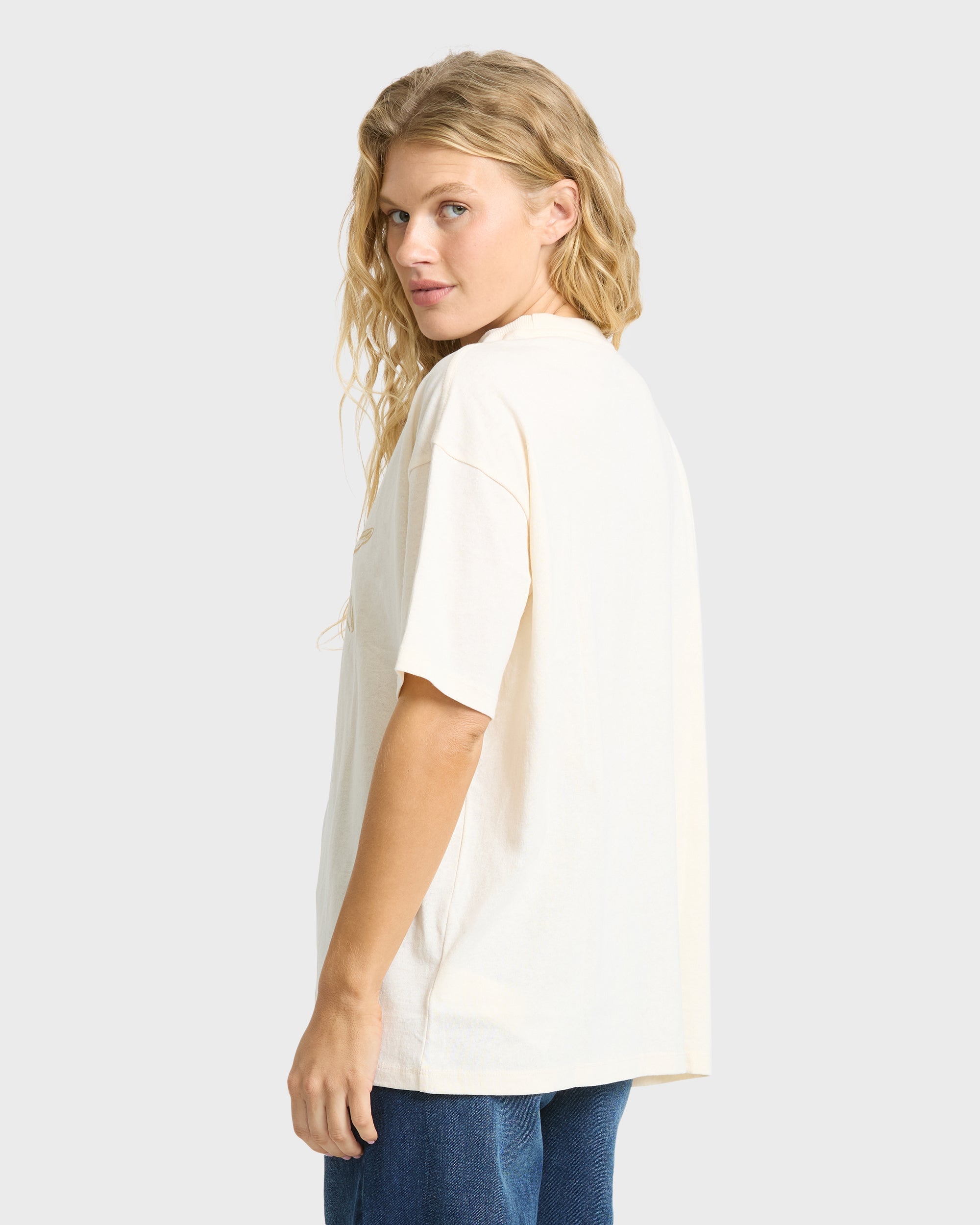 Billabong In Front Of Me Short Sleeve Knit T-Shirt - White Cap