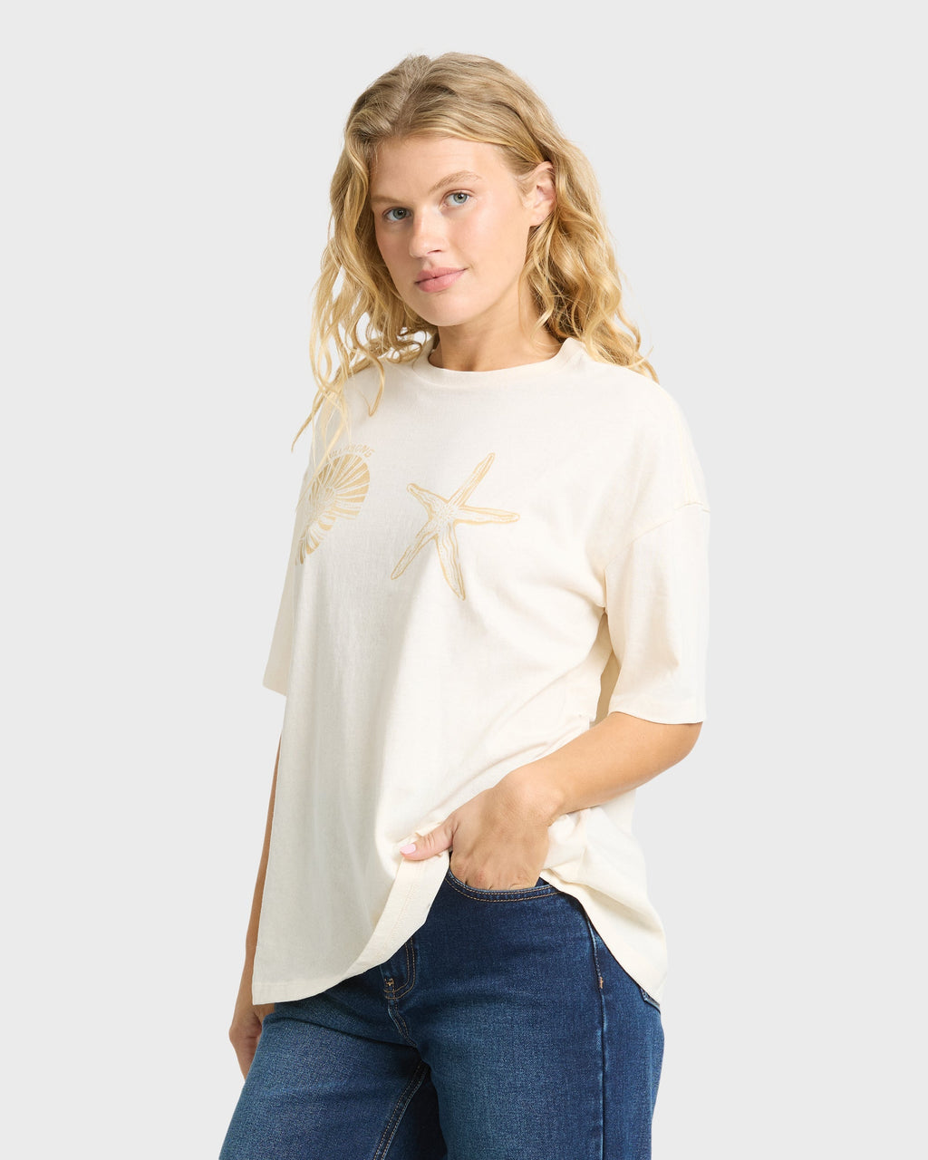 Billabong In Front Of Me Short Sleeve Knit T-Shirt - White Cap