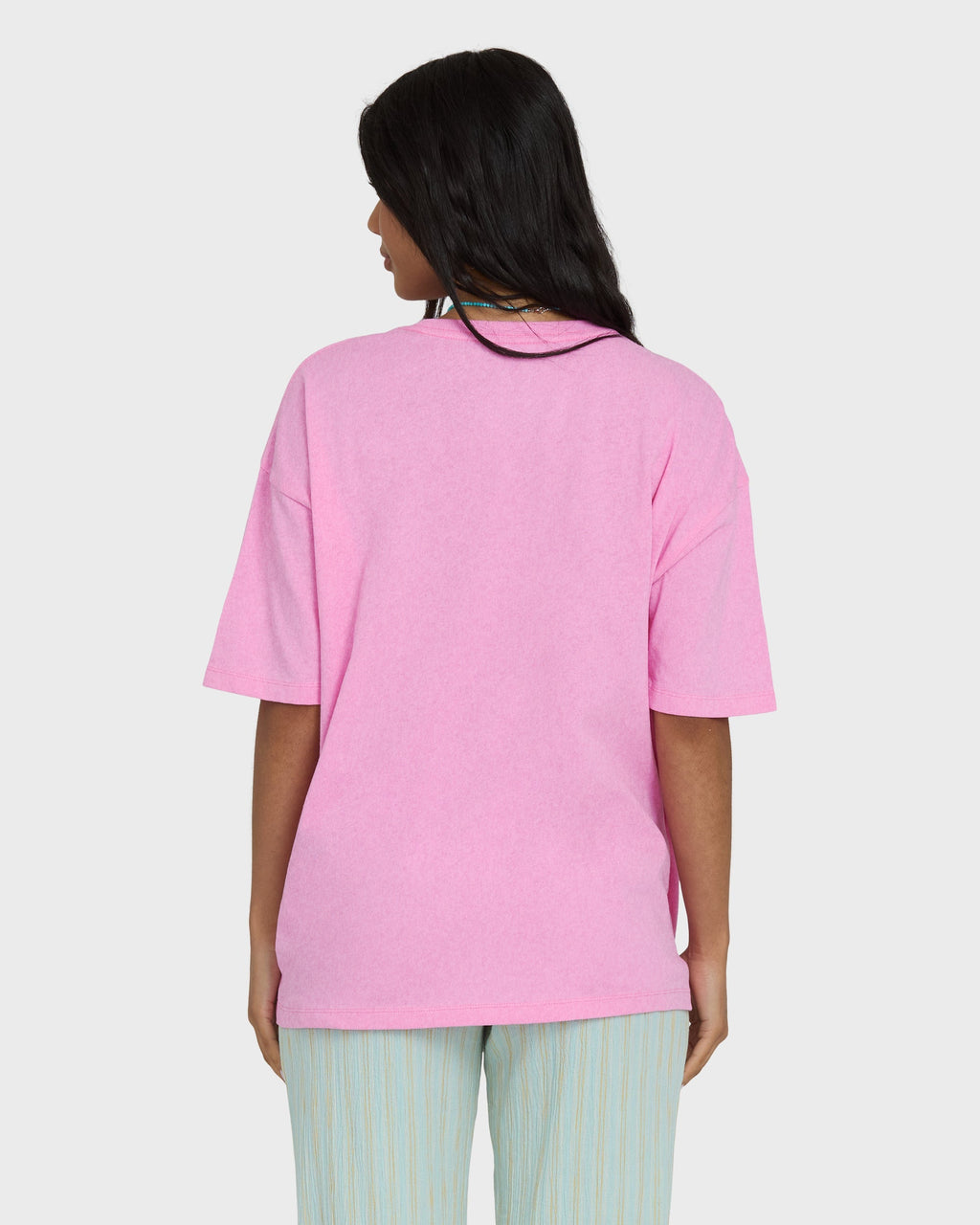 Billabong Feel The Heat Short Sleeve Knit T-Shirt - Party Pink