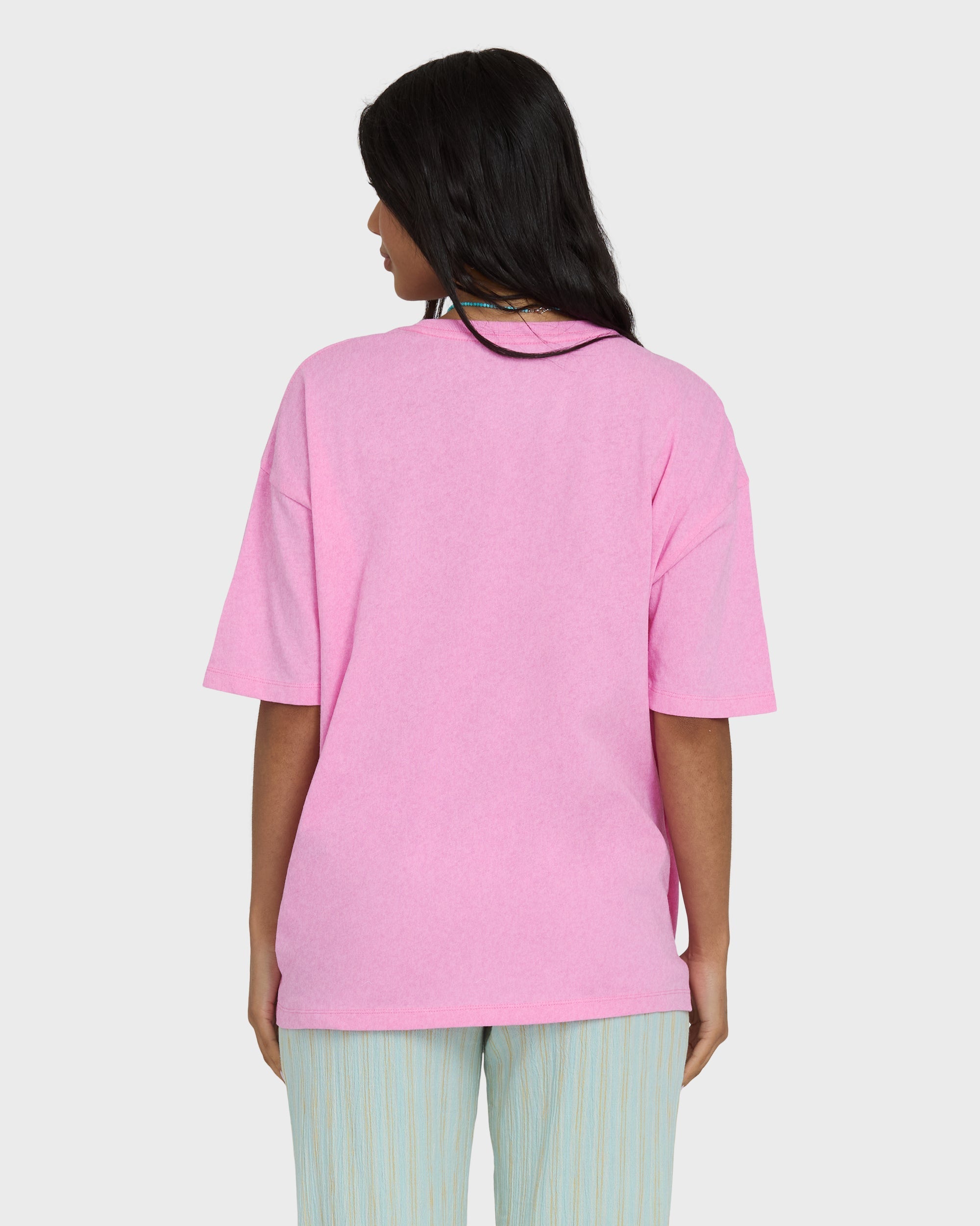 Billabong Feel The Heat Short Sleeve Knit T-Shirt - Party Pink