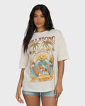 Billabong Forever Dawn Short Sleeve Knit T-Shirt - White Cap