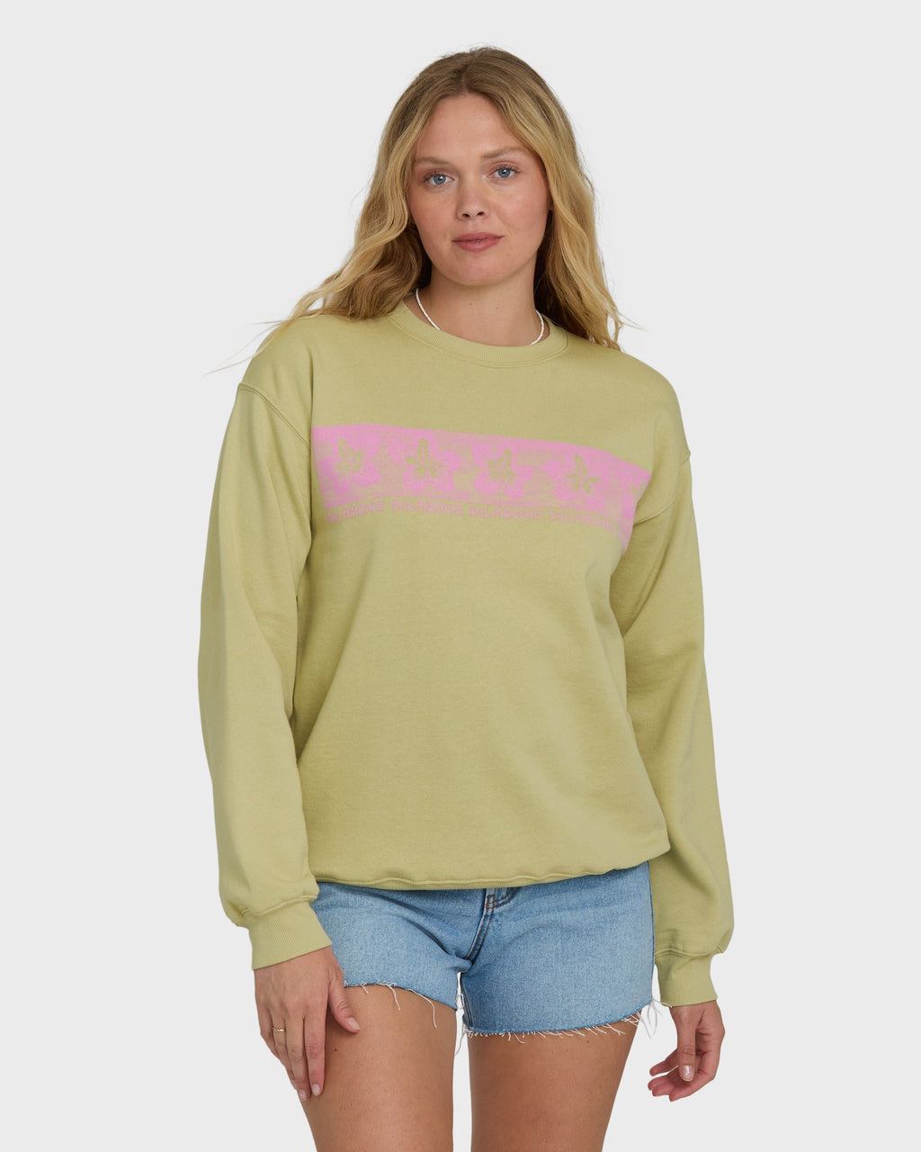 Billabong Giving Shade Crewneck Sweatshirt - Cactus