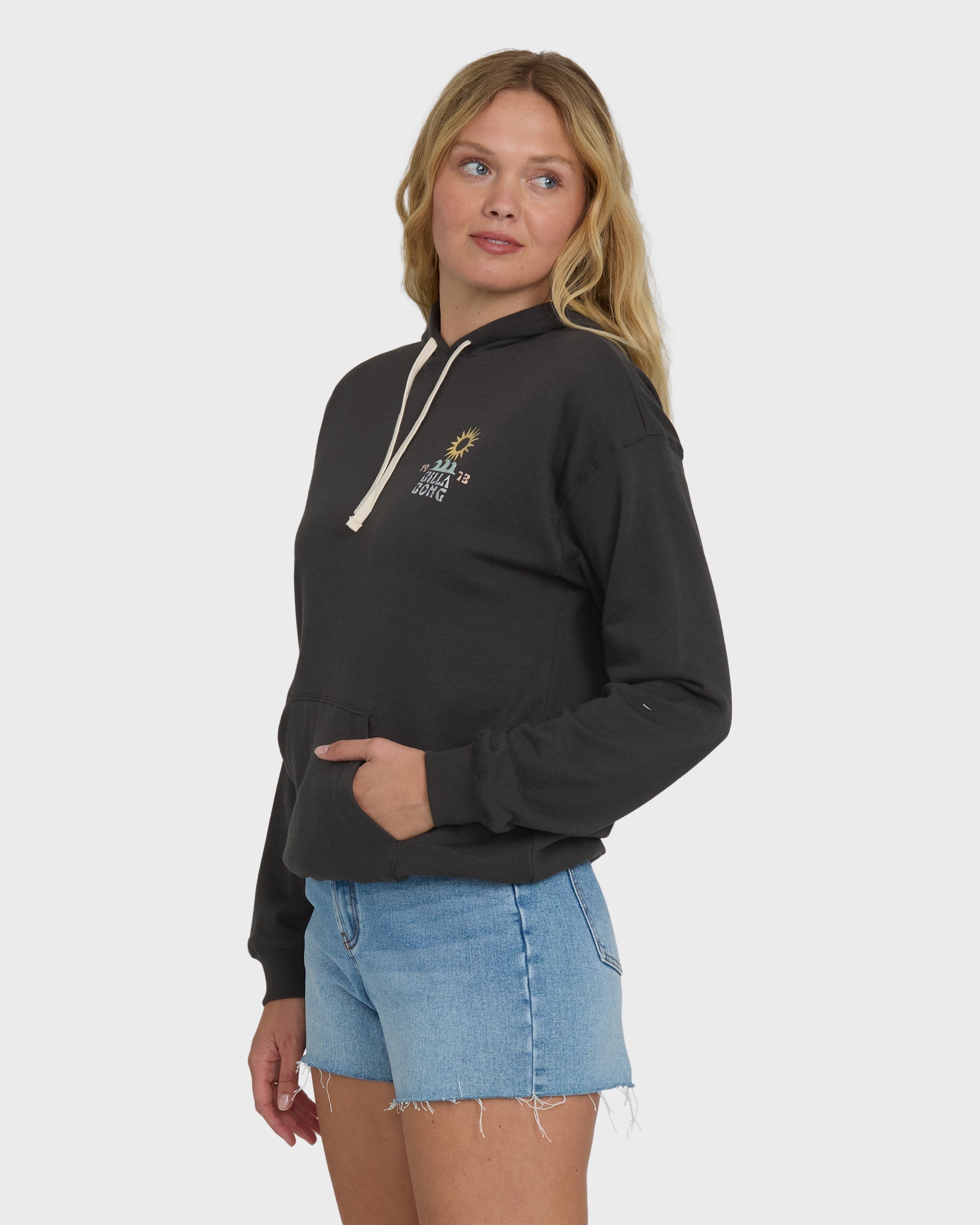 Billabong Before Times Pullover Hoodie - Off Black