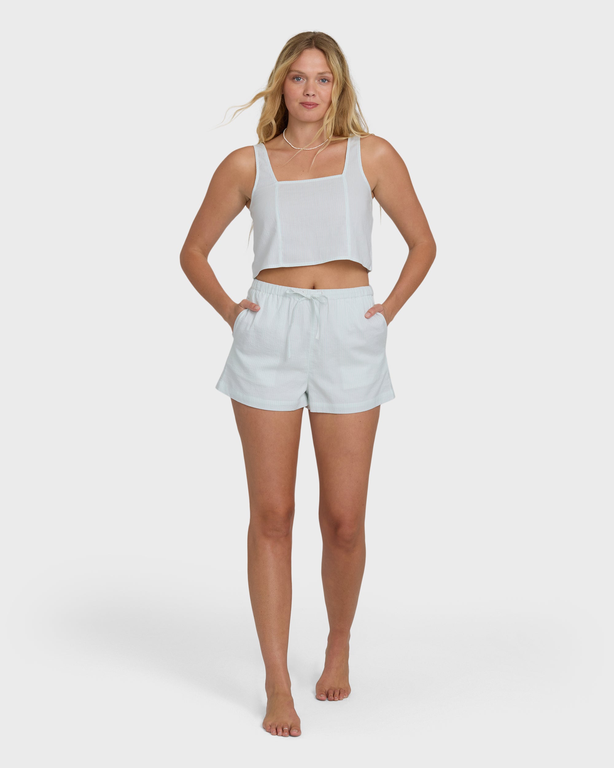 Billabong Open Skies Woven Tank Top - Clearwater