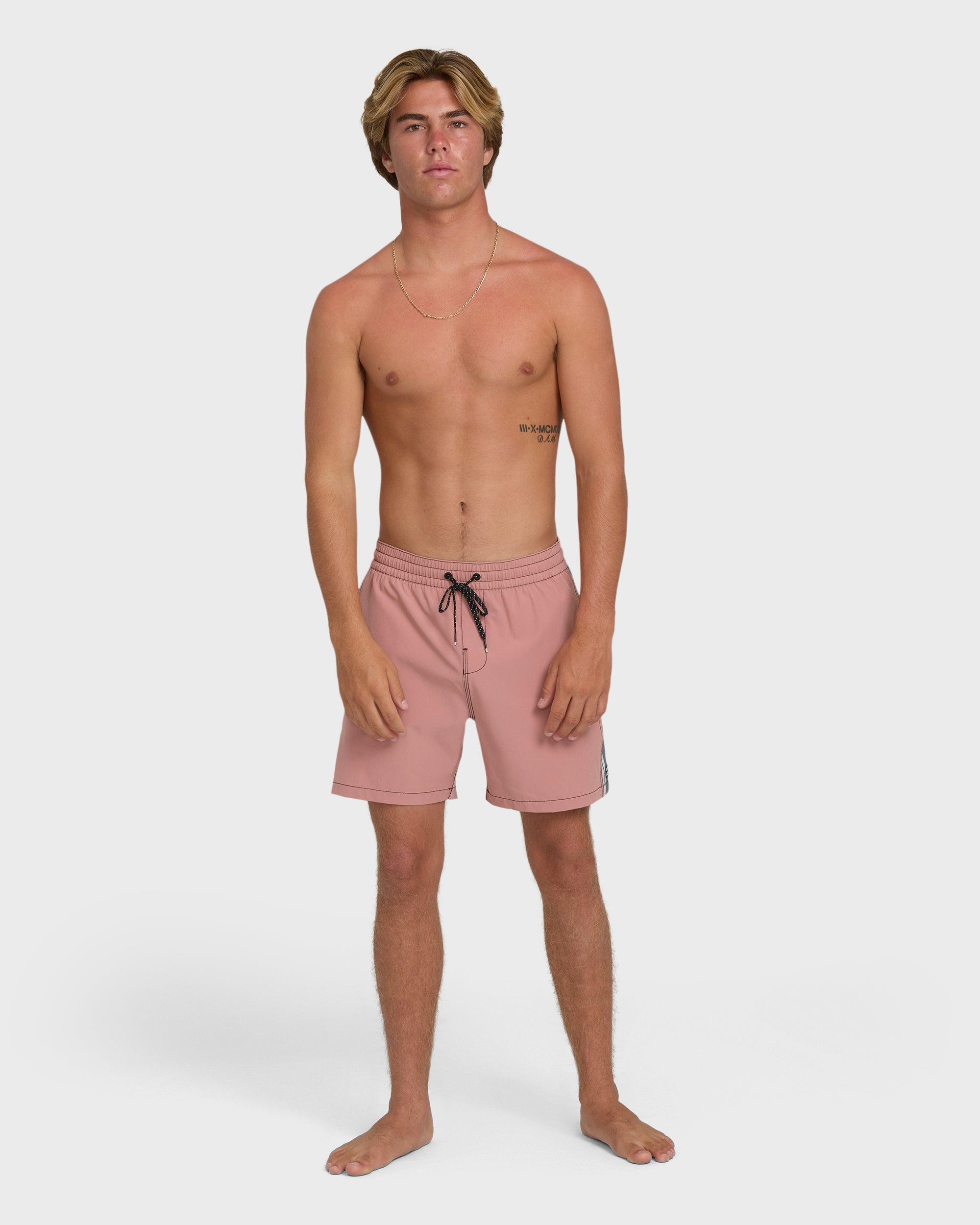 Billabong Dbah Panel Layback 16 Trunks - Ash Rose
