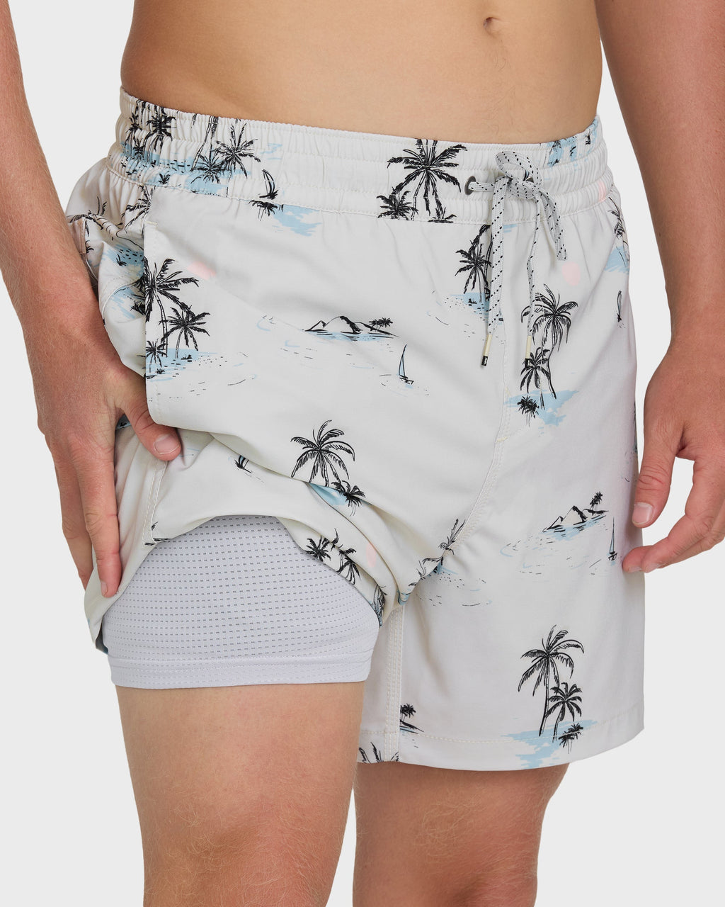 Billabong Lineup Laybacks 16 Trunks - Fog Gray