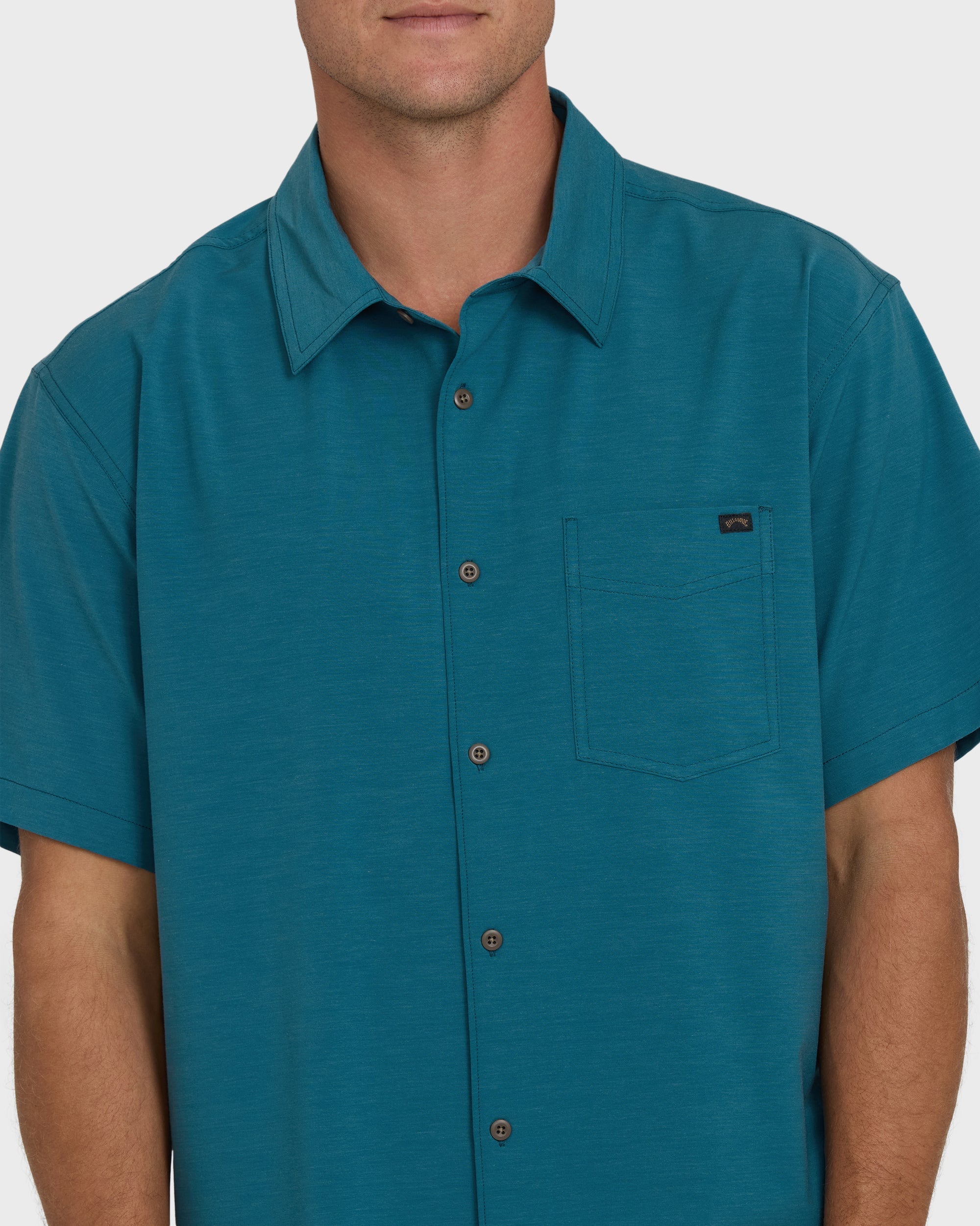 Billabong A/Div Surftrek Transit Short Sleeve Woven Shirt - Tropical Teal