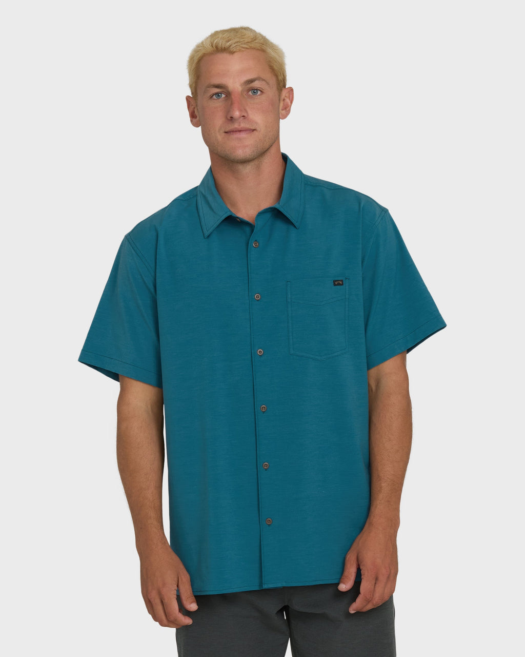 Billabong A/Div Surftrek Transit Short Sleeve Woven Shirt - Tropical Teal