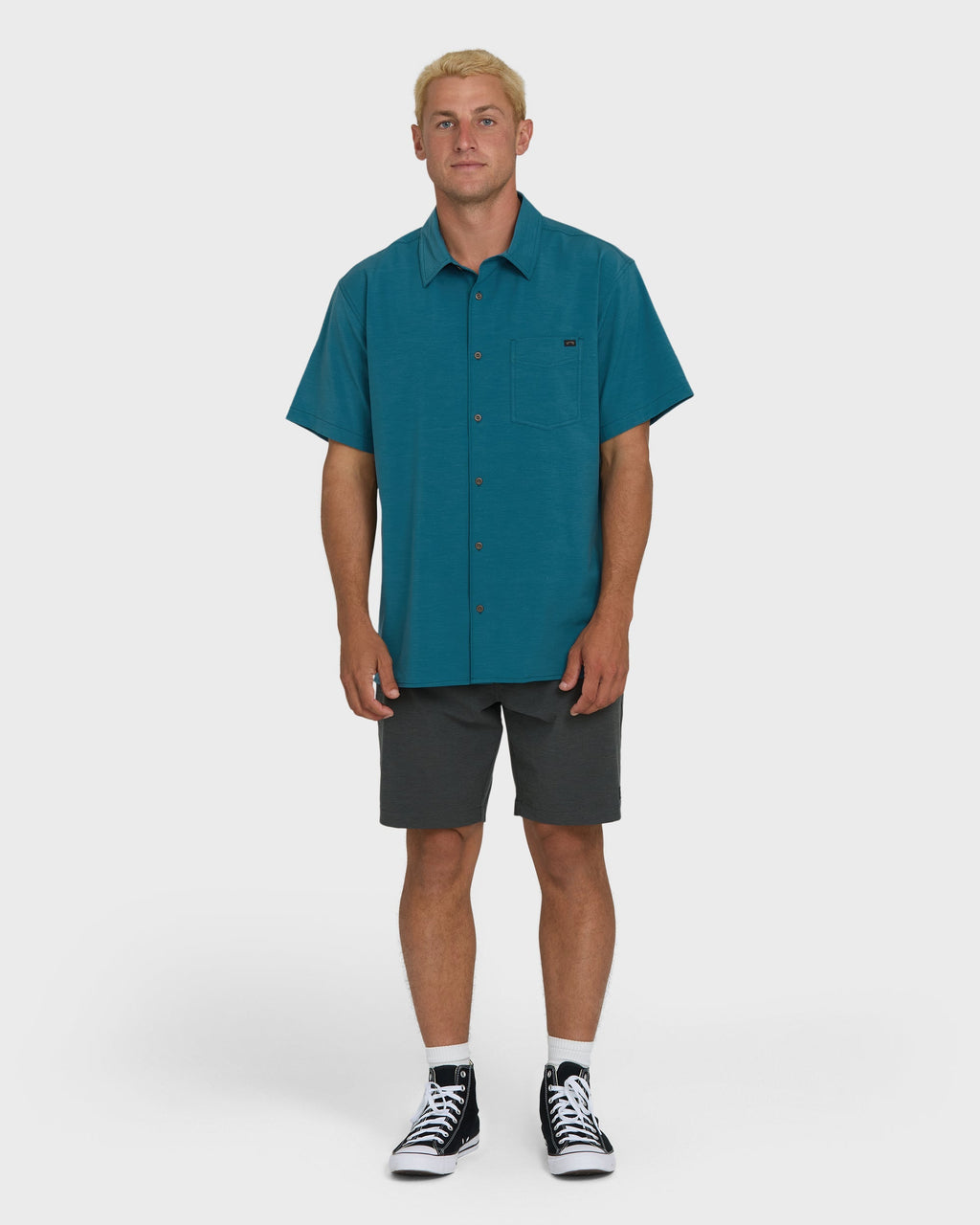 Billabong A/Div Surftrek Transit Short Sleeve Woven Shirt - Tropical Teal
