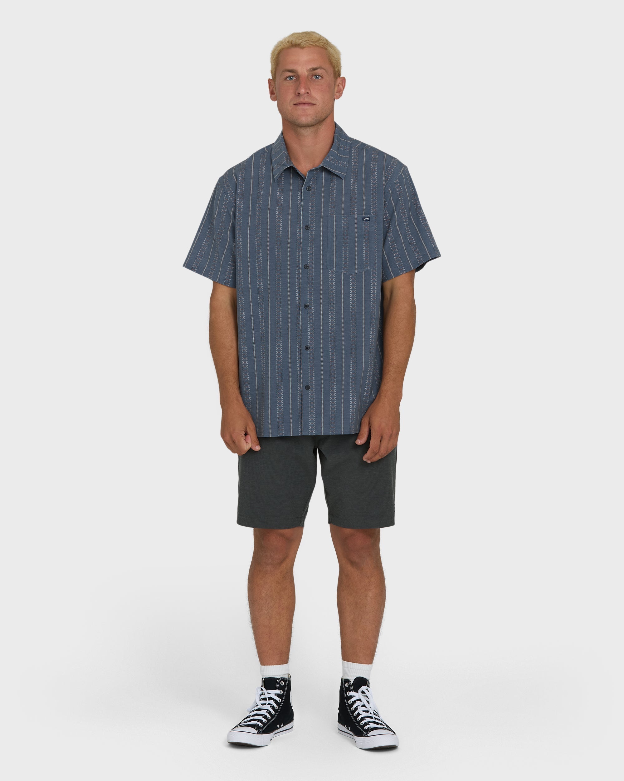 Billabong A/Div Surftrek Transit Short Sleeve Woven Shirt - True Navy