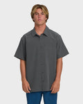 Billabong A/Div Surftrek Perforated Short Sleeve Woven Shirt - Carbon