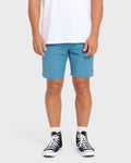 Billabong Crossfire Submersible 19 Hybrid Shorts - Blue Horizon