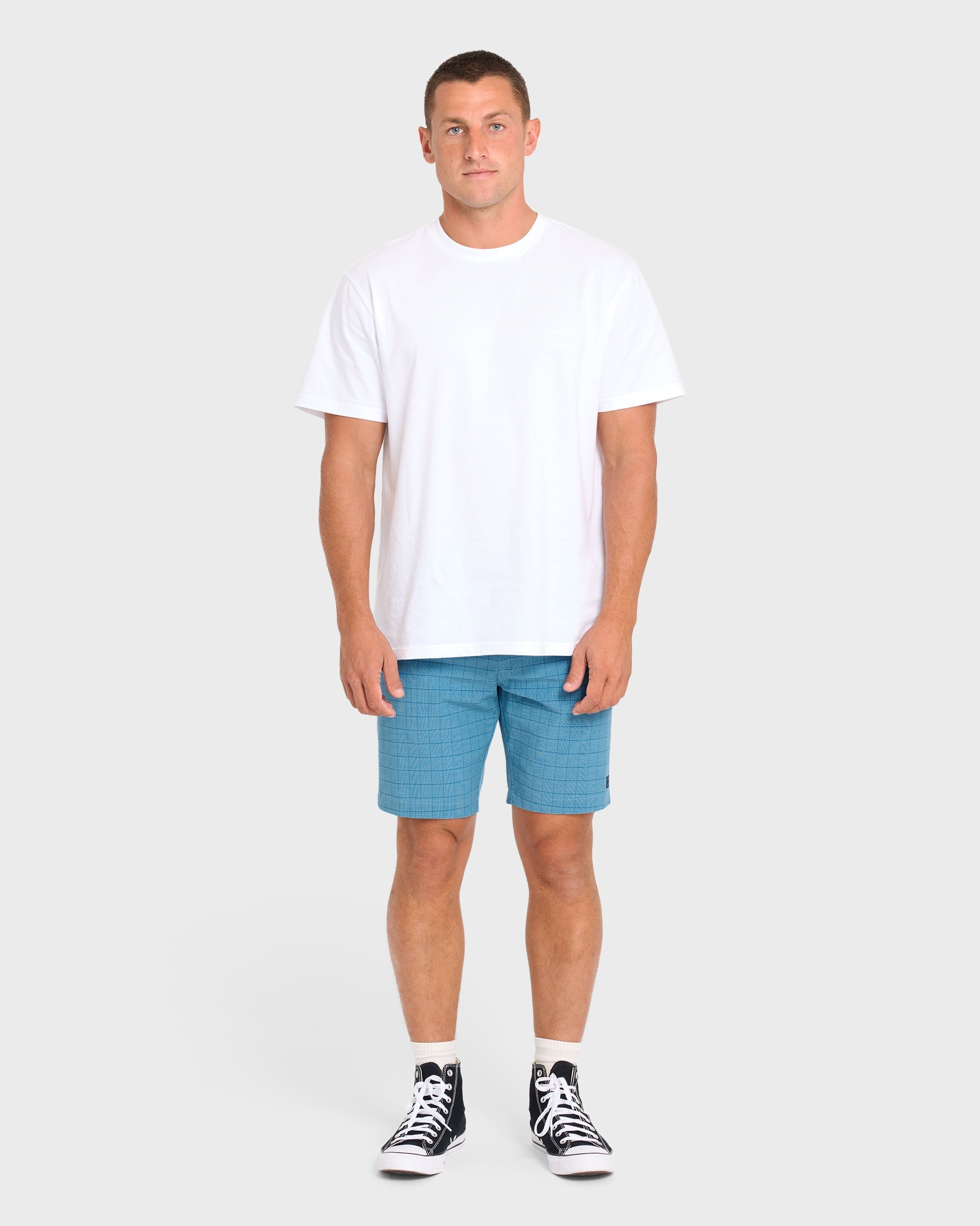 Billabong Crossfire Submersible 19 Hybrid Shorts - Blue Horizon