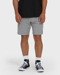 Billabong Crossfire Submersible 19 Hybrid Shorts - Gray