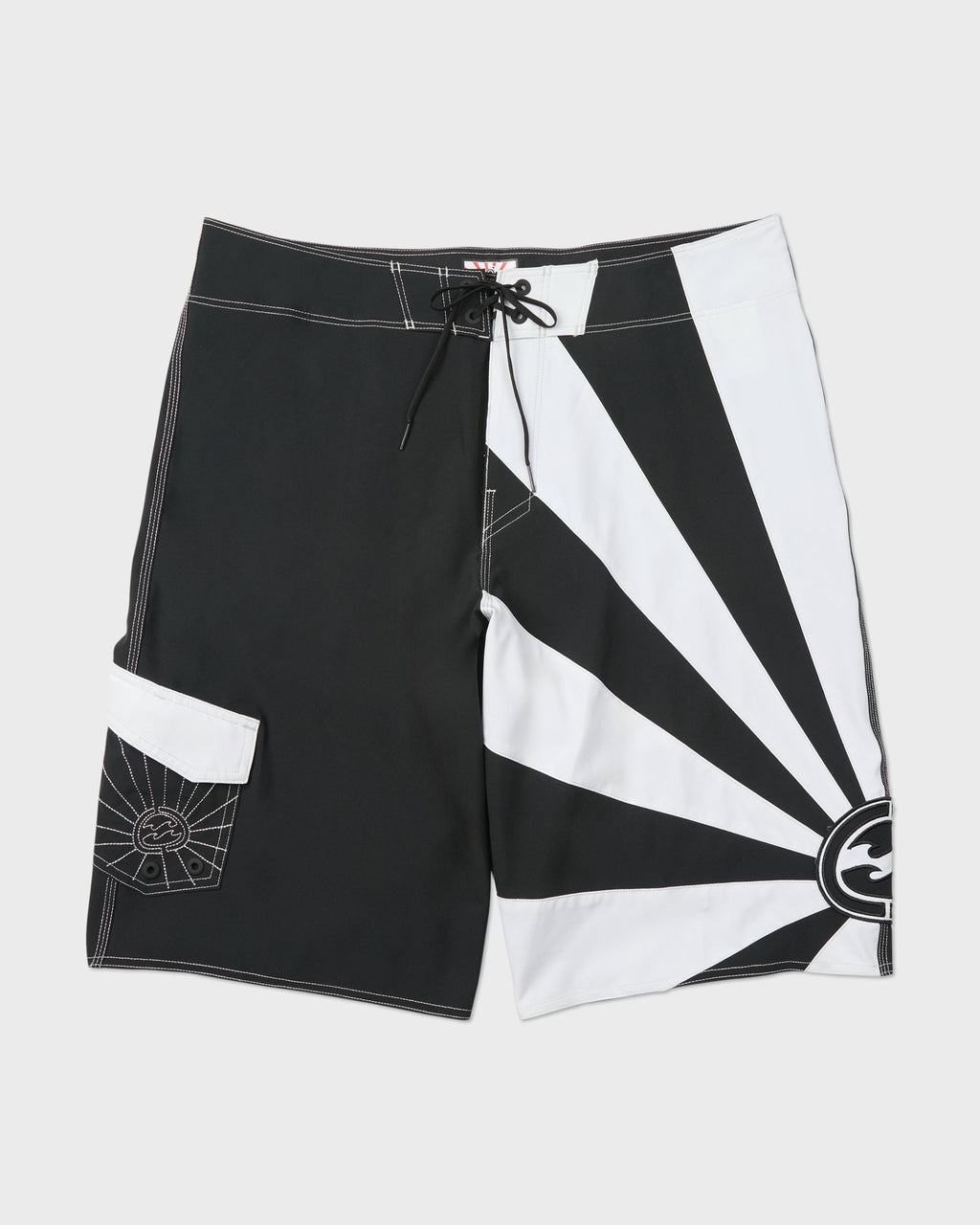 Billabong A.I. Rising Sun Pro 22 Boardshorts - Black/White..