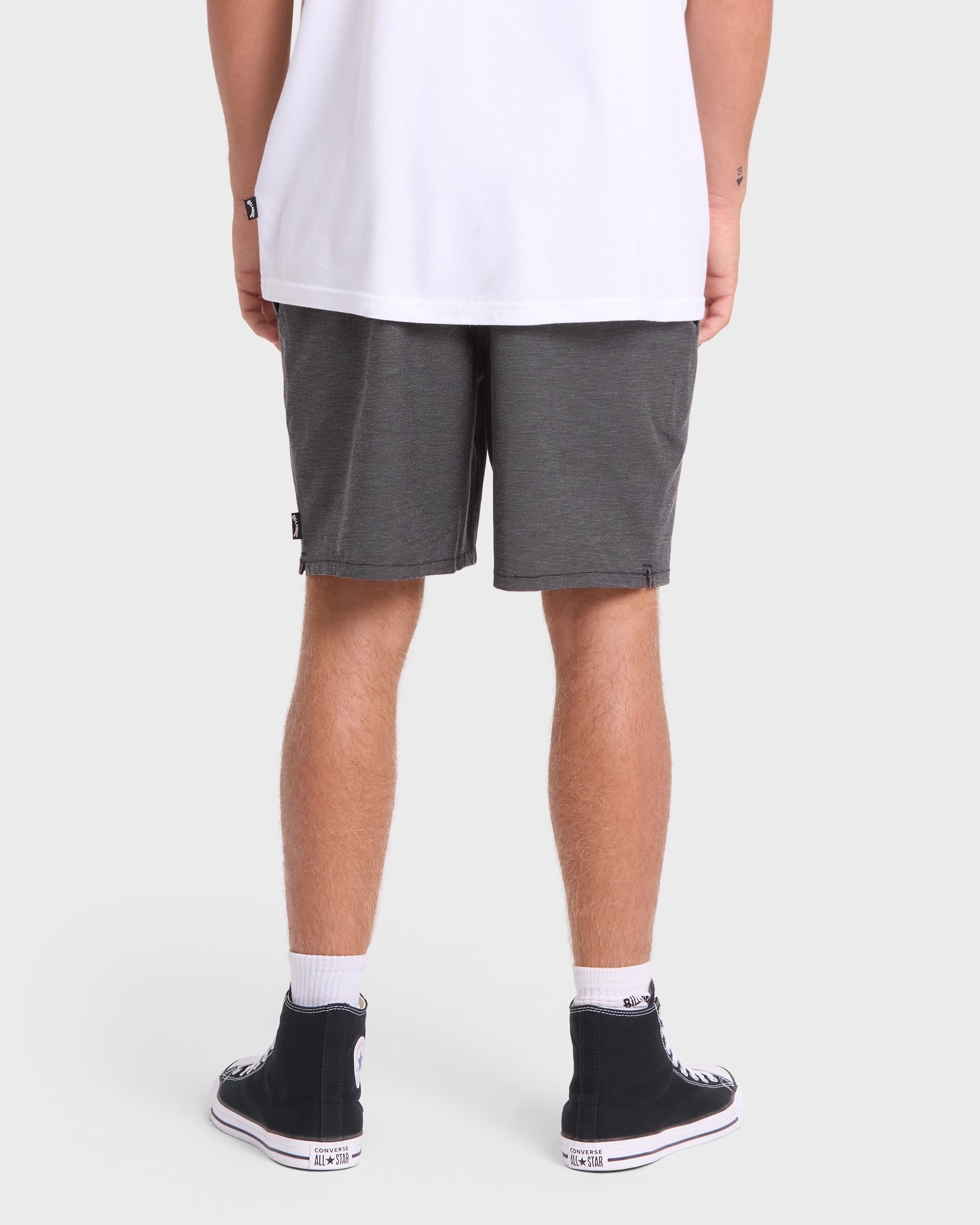 Billabong Crossfire Elastic Wave Washed 18 Amphibian Hybrid Shorts - Black