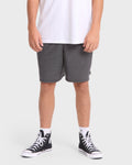 Billabong Crossfire Elastic Wave Washed 18 Amphibian Hybrid Shorts - Black