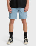 Billabong Crossfire Submersible 18 Hybrid Shorts - Blue Fog