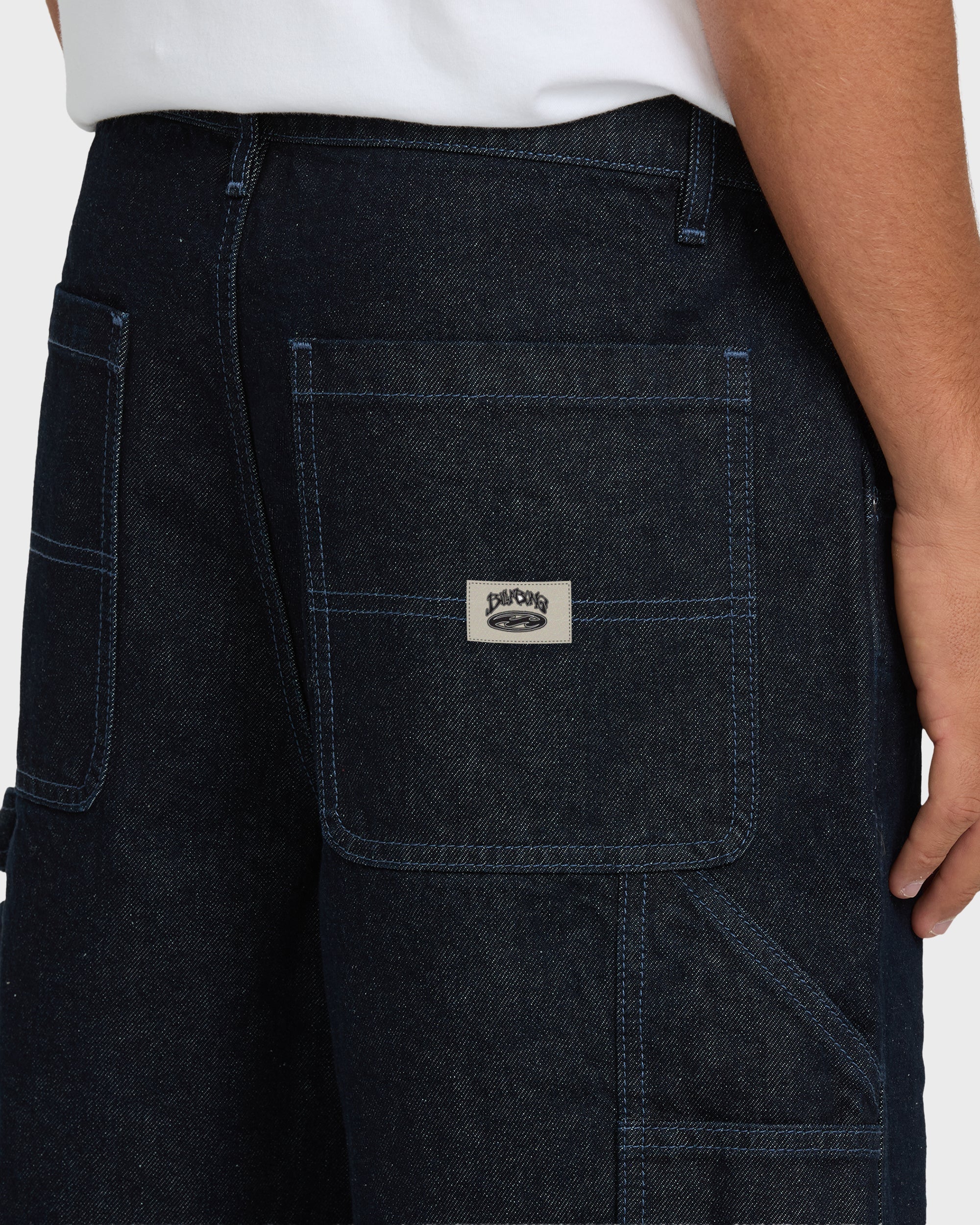 Billabong Bad Dog 22 Denim Shorts - Dark Denim