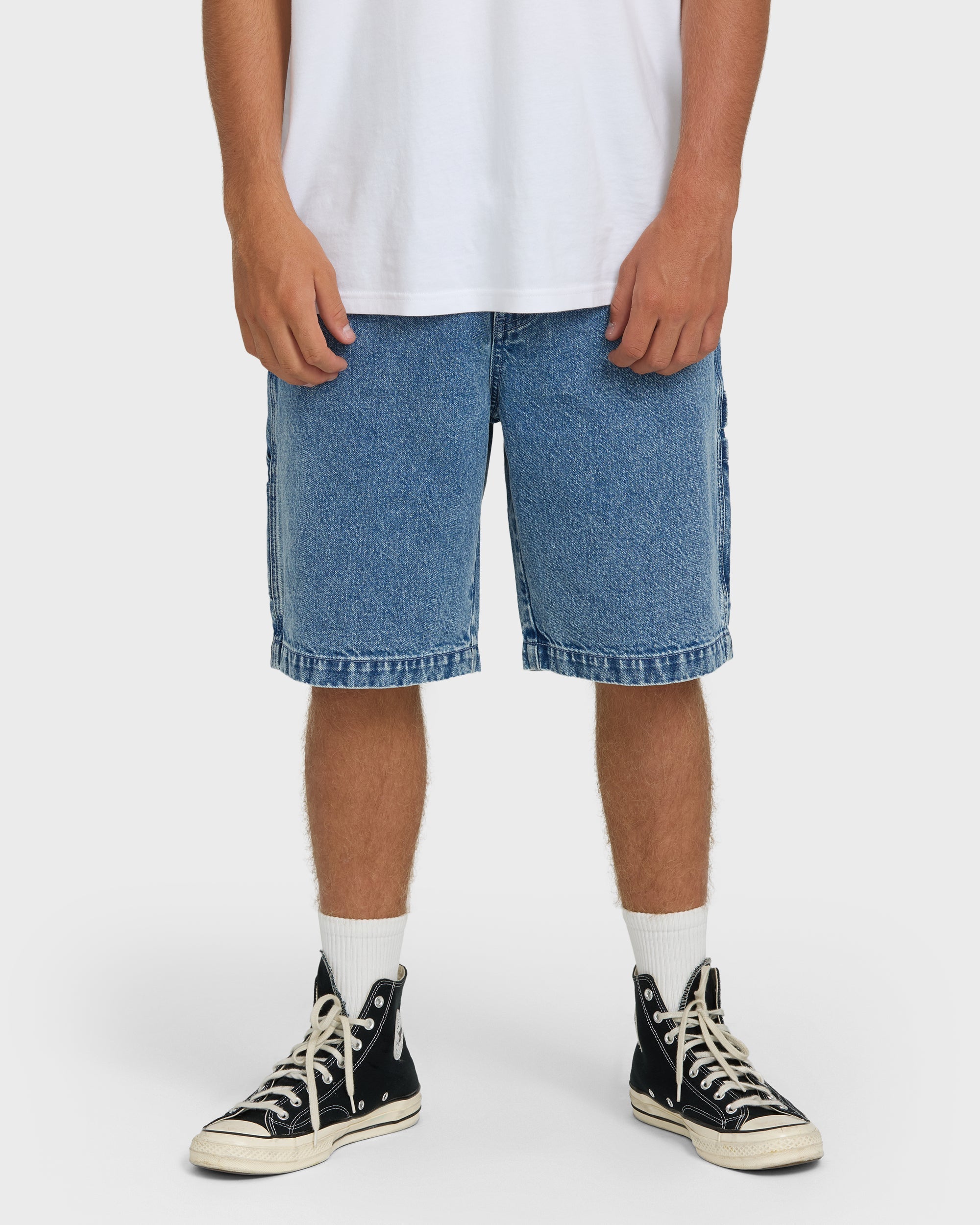 Billabong Bad Dog 22 Denim Shorts - Faded Denim