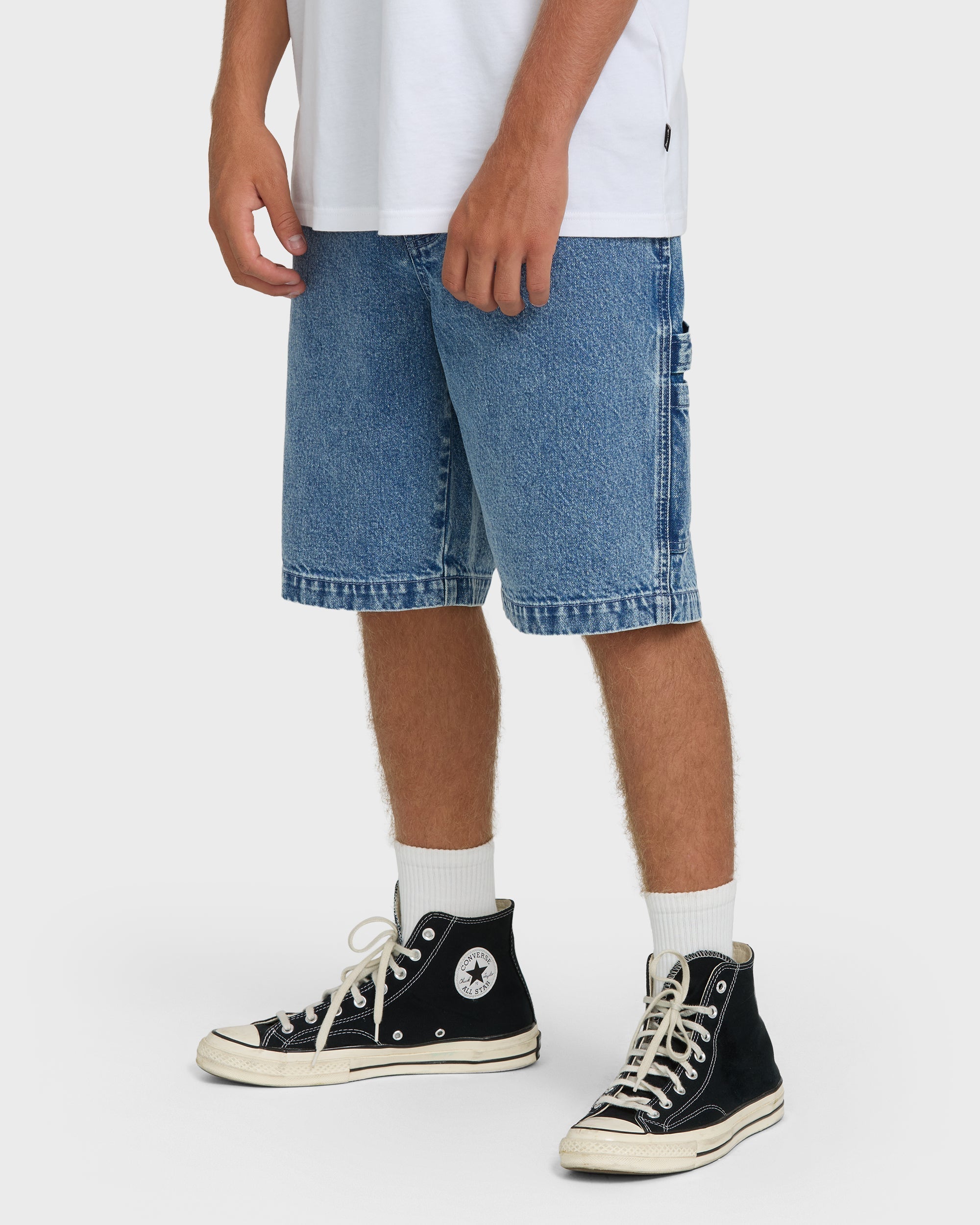Billabong Bad Dog 22 Denim Shorts - Faded Denim