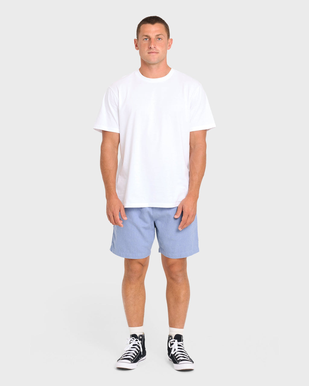 Billabong San O Layback Linen Shorts - Blue Heather