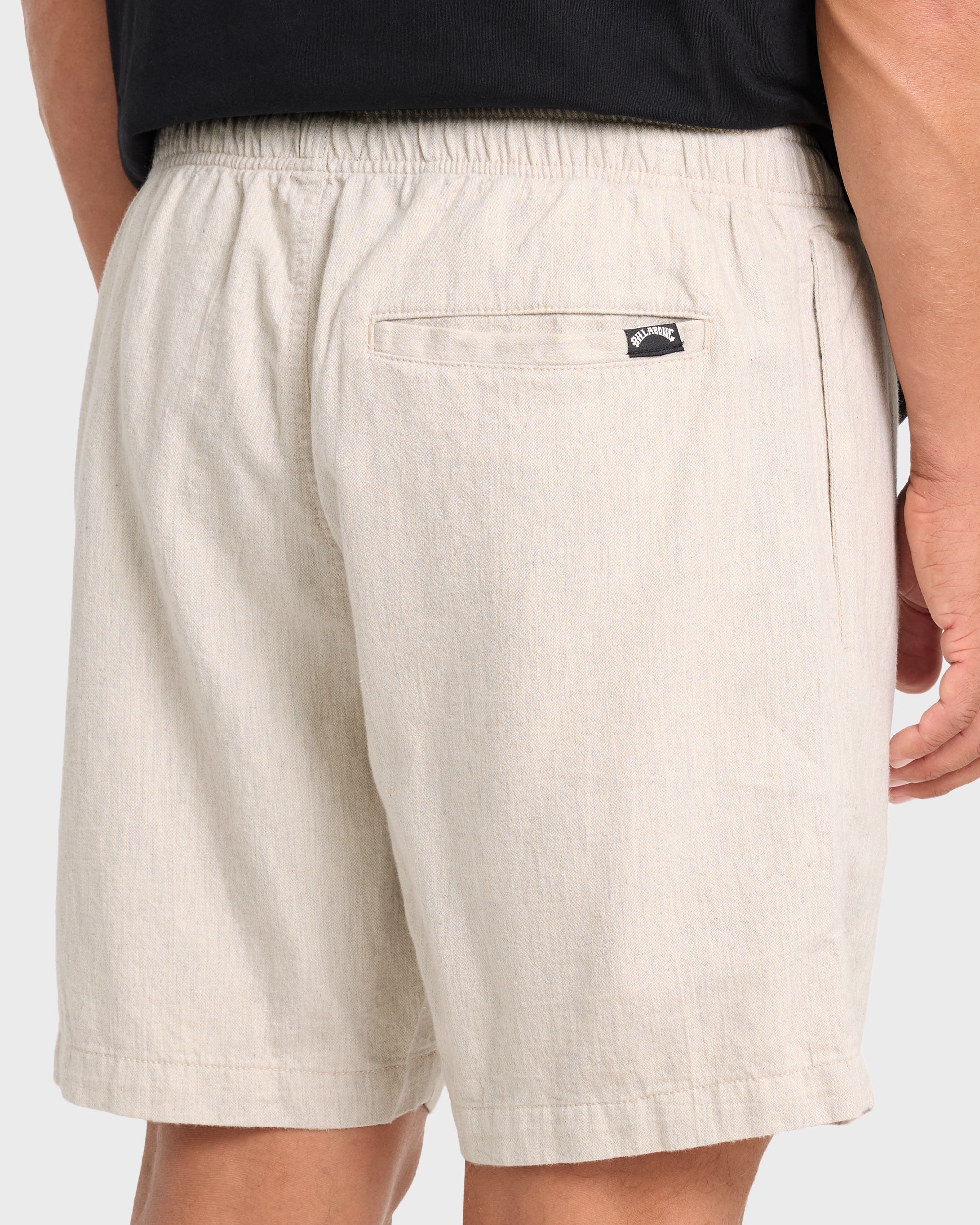 Billabong San O Layback Linen Shorts - Oatmeal Heather