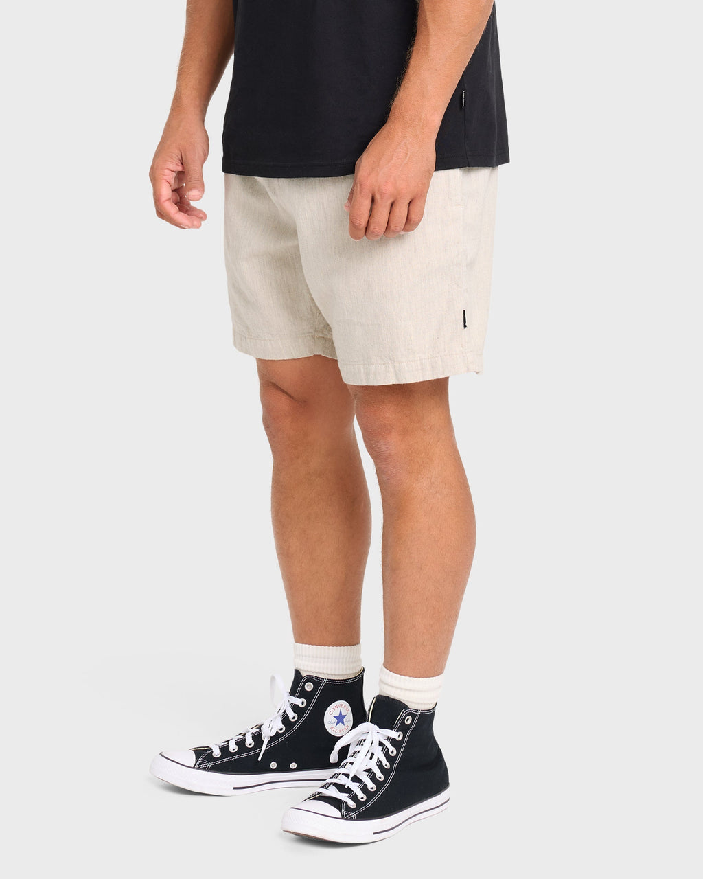 Billabong San O Layback Linen Shorts - Oatmeal Heather