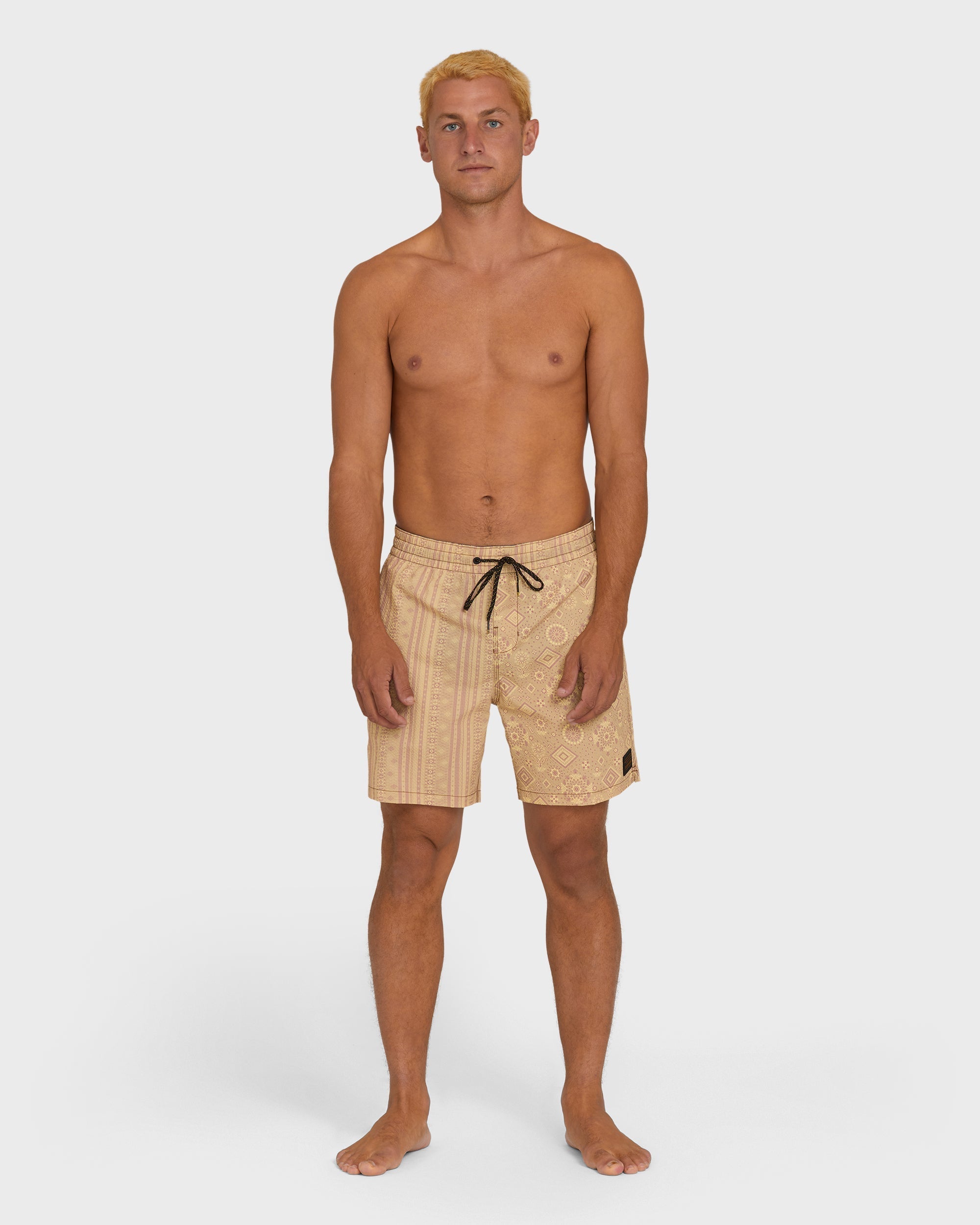 Billabong Day Trip Garage Layback 17 Trunks - Oatmeal