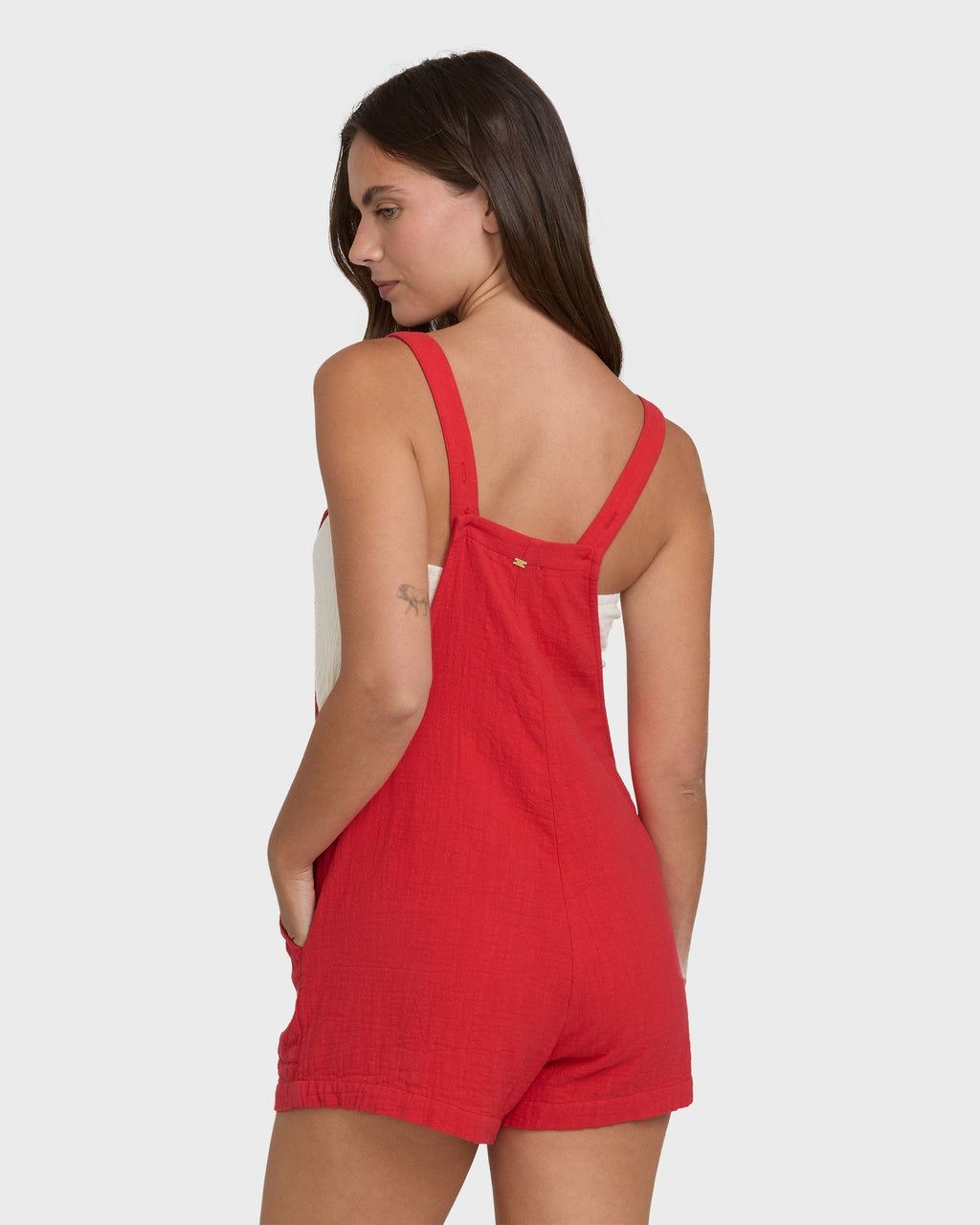 Billabong Beach Crush Romper - Fiesta Red