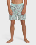 Billabong Good Times Layback 16 Trunks - Clearly Aqua