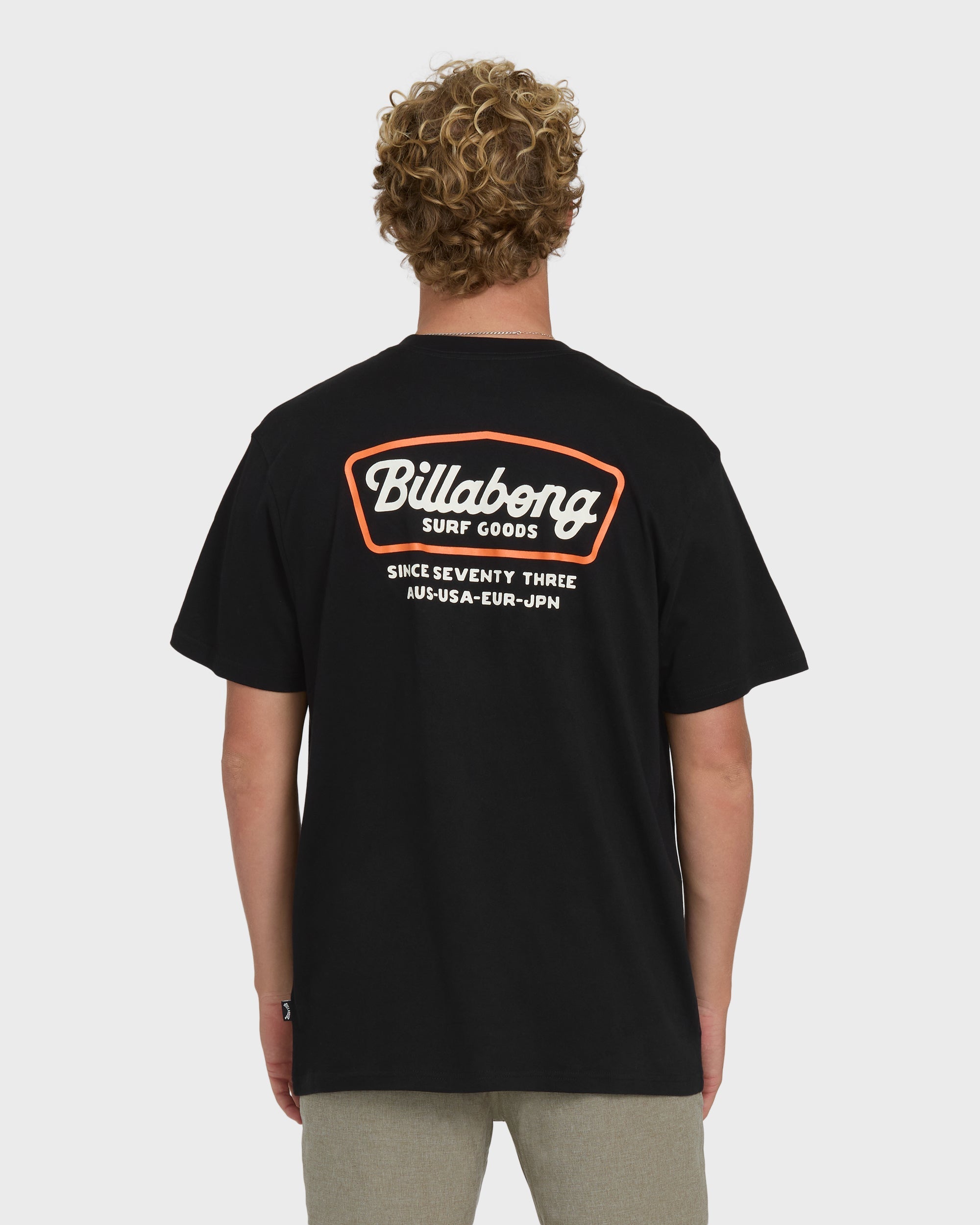 Billabong Off Duty Premium Short Sleeve Knit T-Shirt - Black