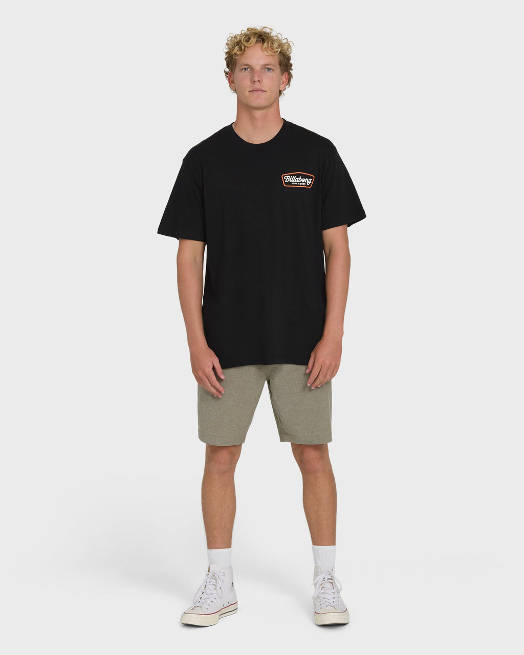 Billabong Off Duty Premium Short Sleeve Knit T-Shirt - Black