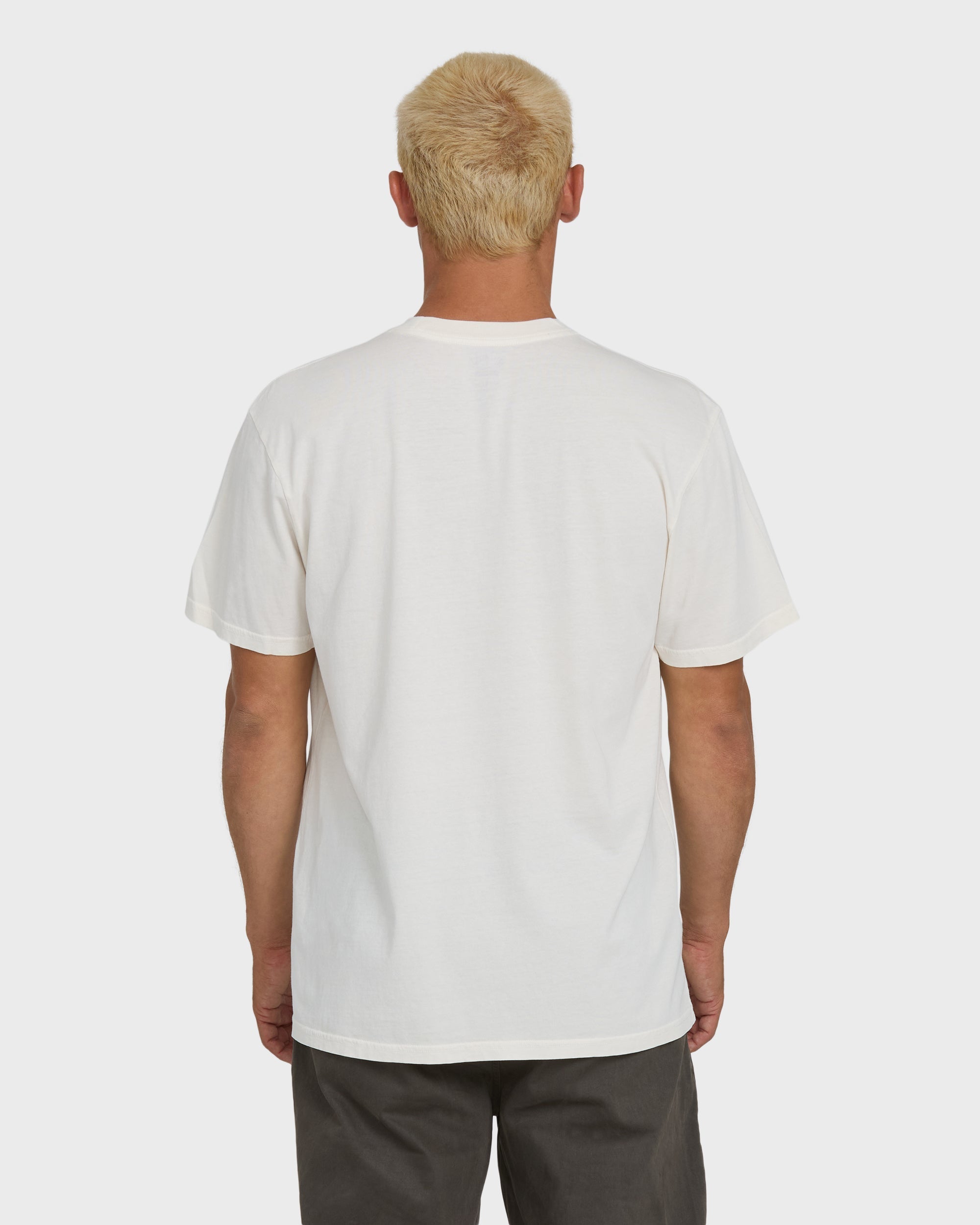 Billabong Essential Wave Washed Premium Short Sleeve Pocket Tee - Off White