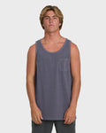 Billabong Essential Pocket Wave Washed Premium Tank Top - Graystone