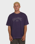 Billabong Dash OG Short Sleeve Knit T-Shirt - Purple Velvet