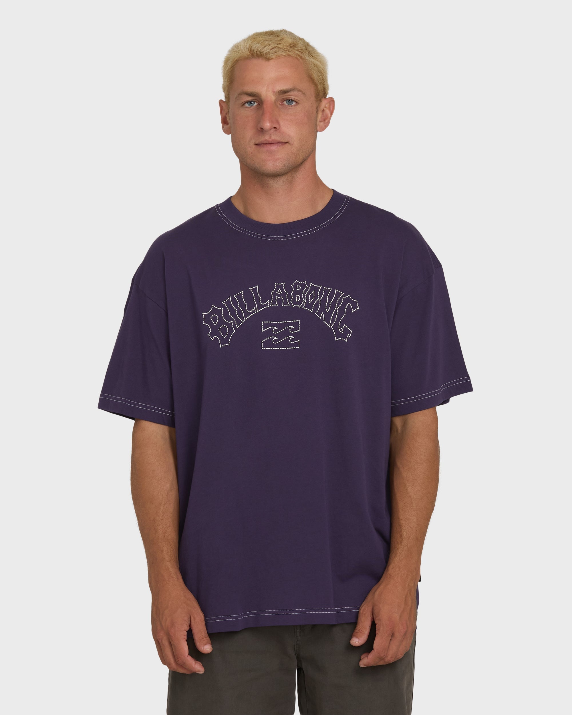 Billabong Dash OG Short Sleeve Knit T-Shirt - Purple Velvet