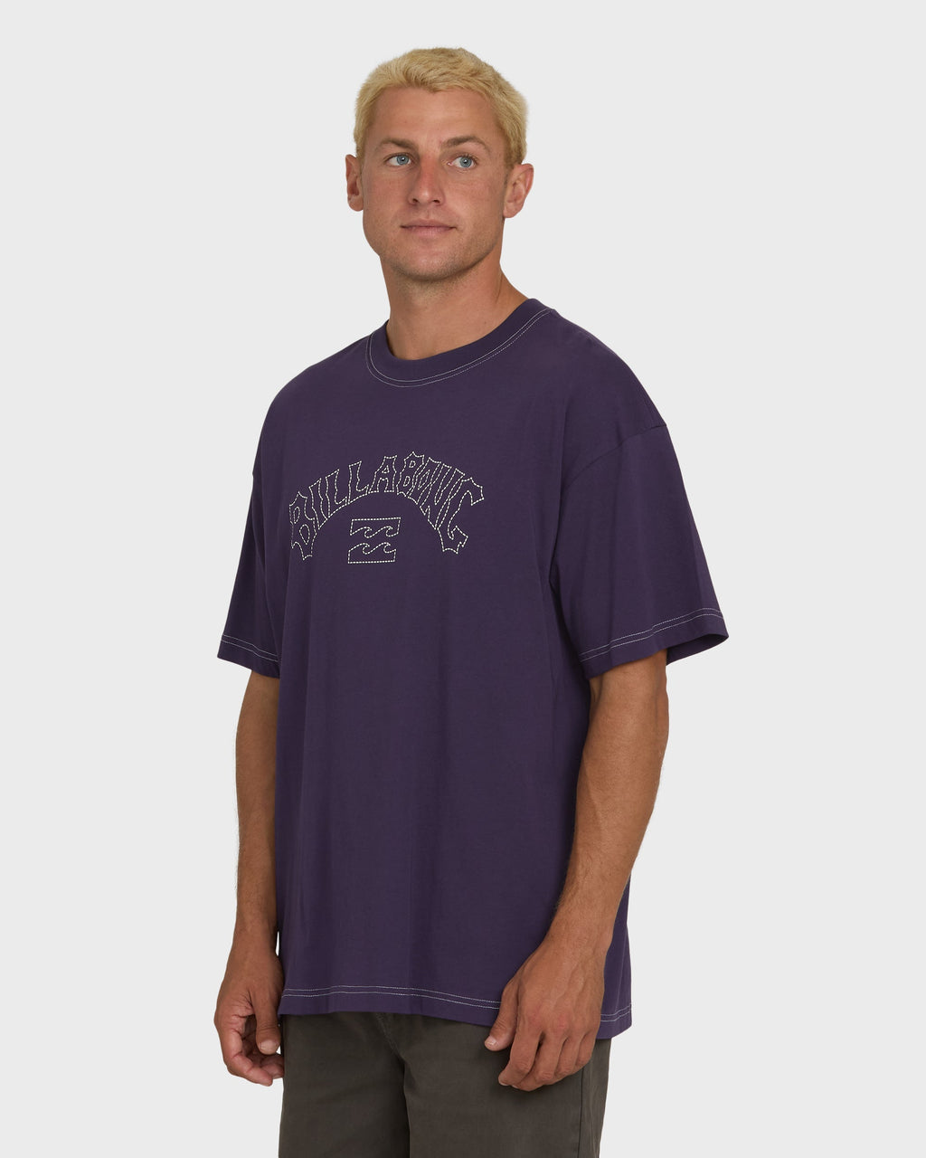 Billabong Dash OG Short Sleeve Knit T-Shirt - Purple Velvet