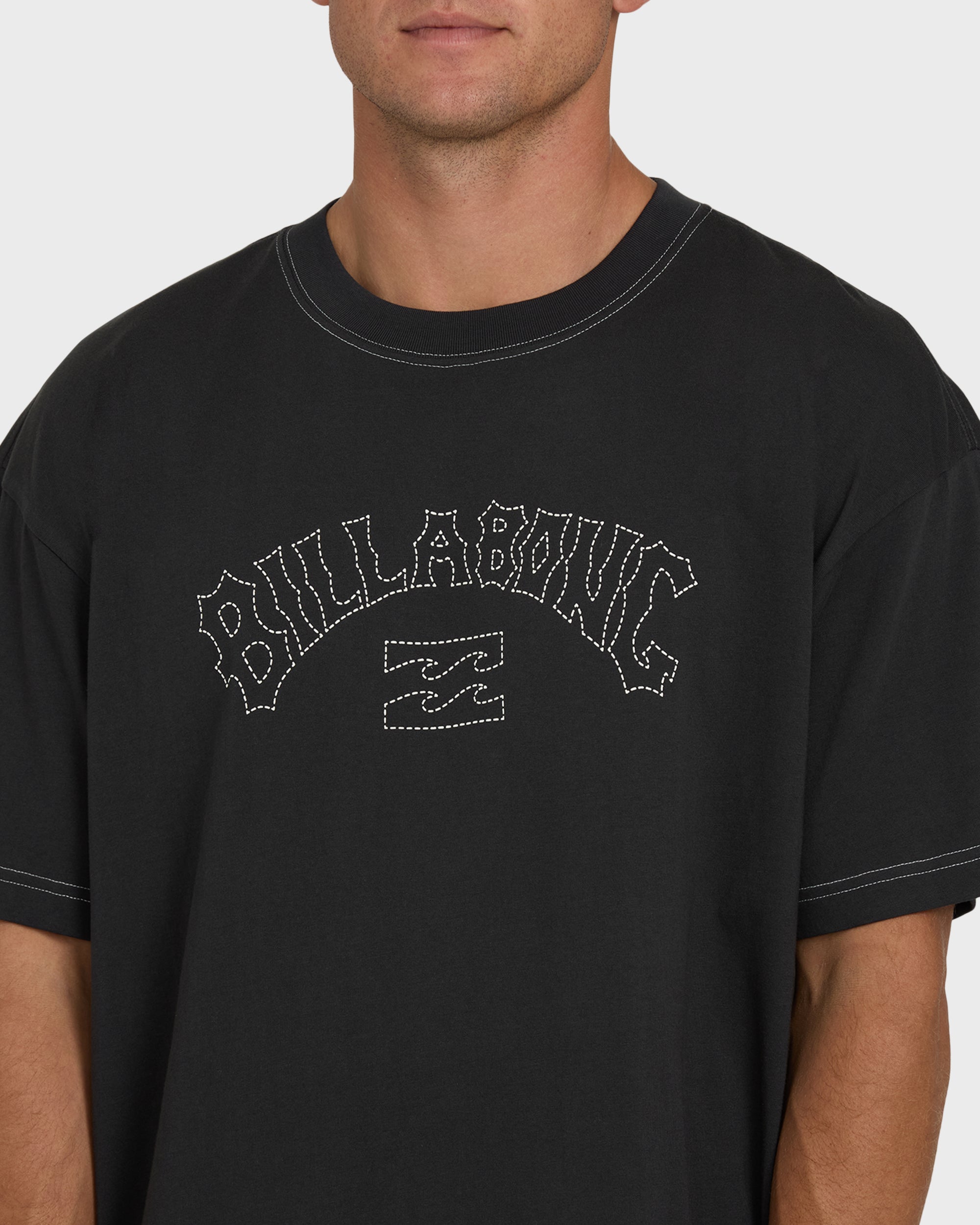 Billabong Dash OG Short Sleeve Knit T-Shirt - Washed Black