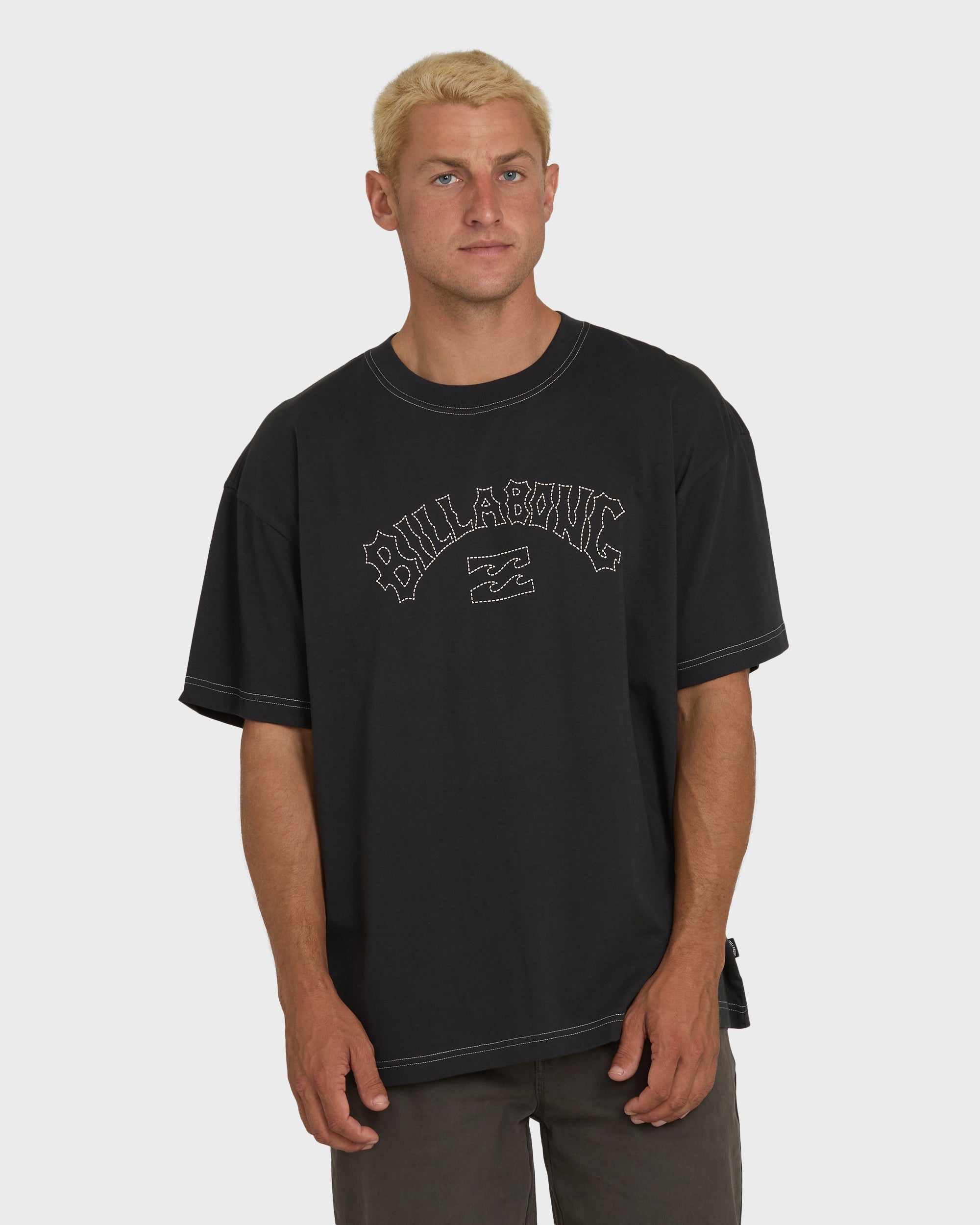 Billabong Dash OG Short Sleeve Knit T-Shirt - Washed Black